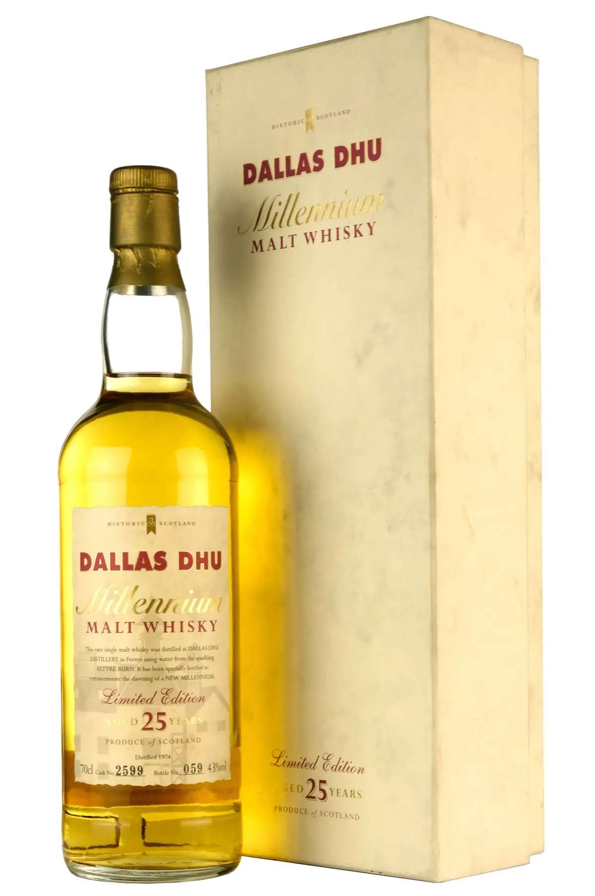 Dallas Dhu 1974-1999 | 25 Year Old Millennium Malt 1