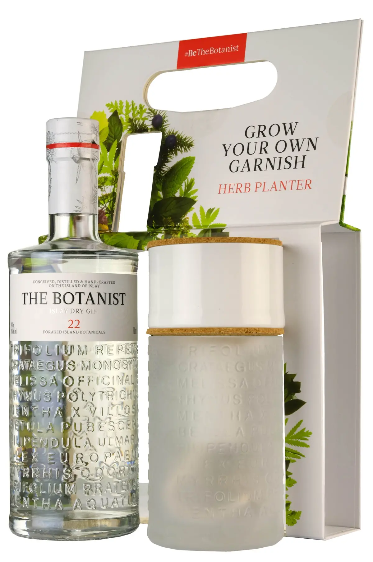 The Botanist Islay Dry Gin | Grow Your Own Garnish Herb Planter Gift Set 1