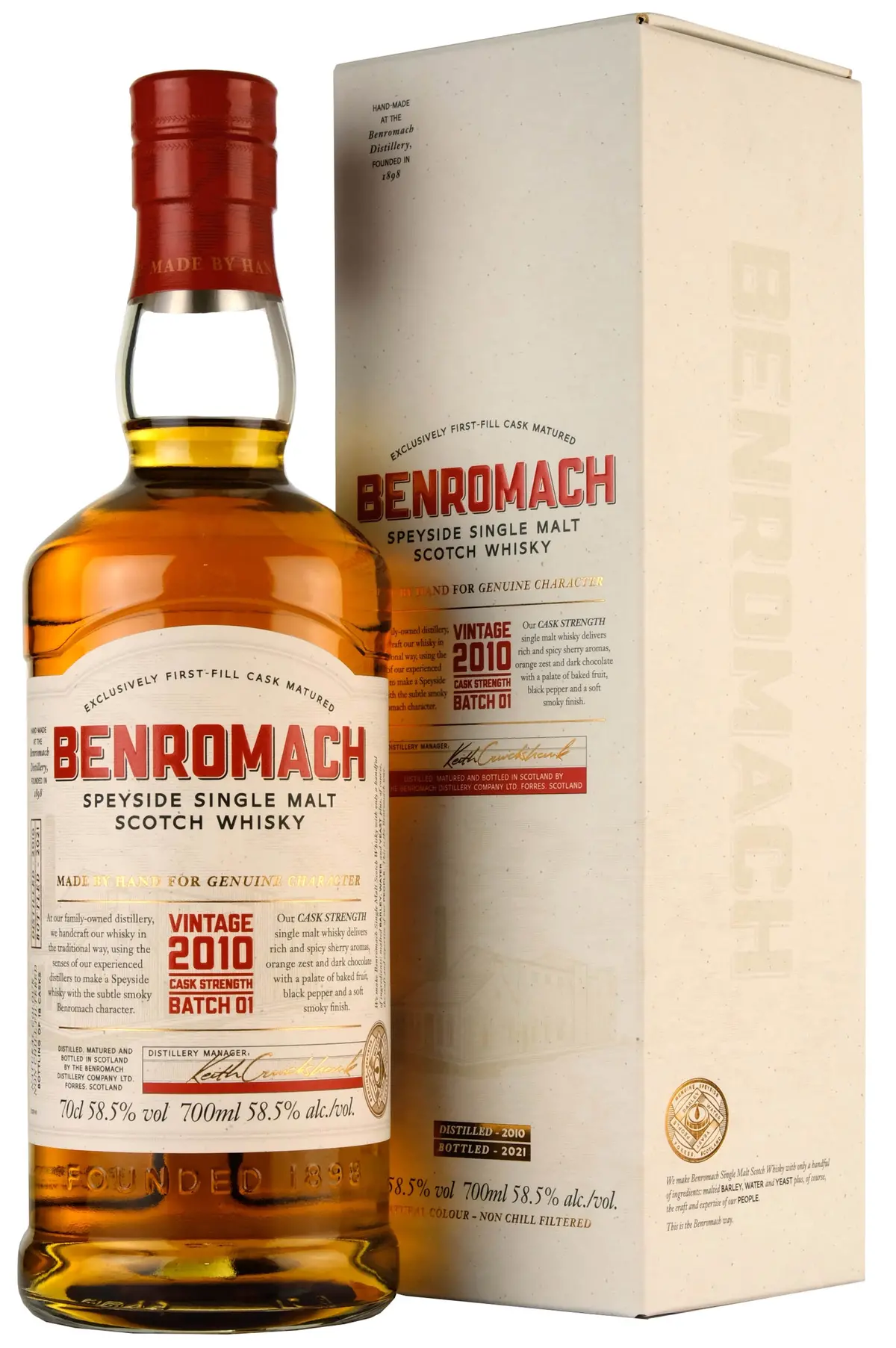 Benromach Cask Strength 2010 Batch 1 1