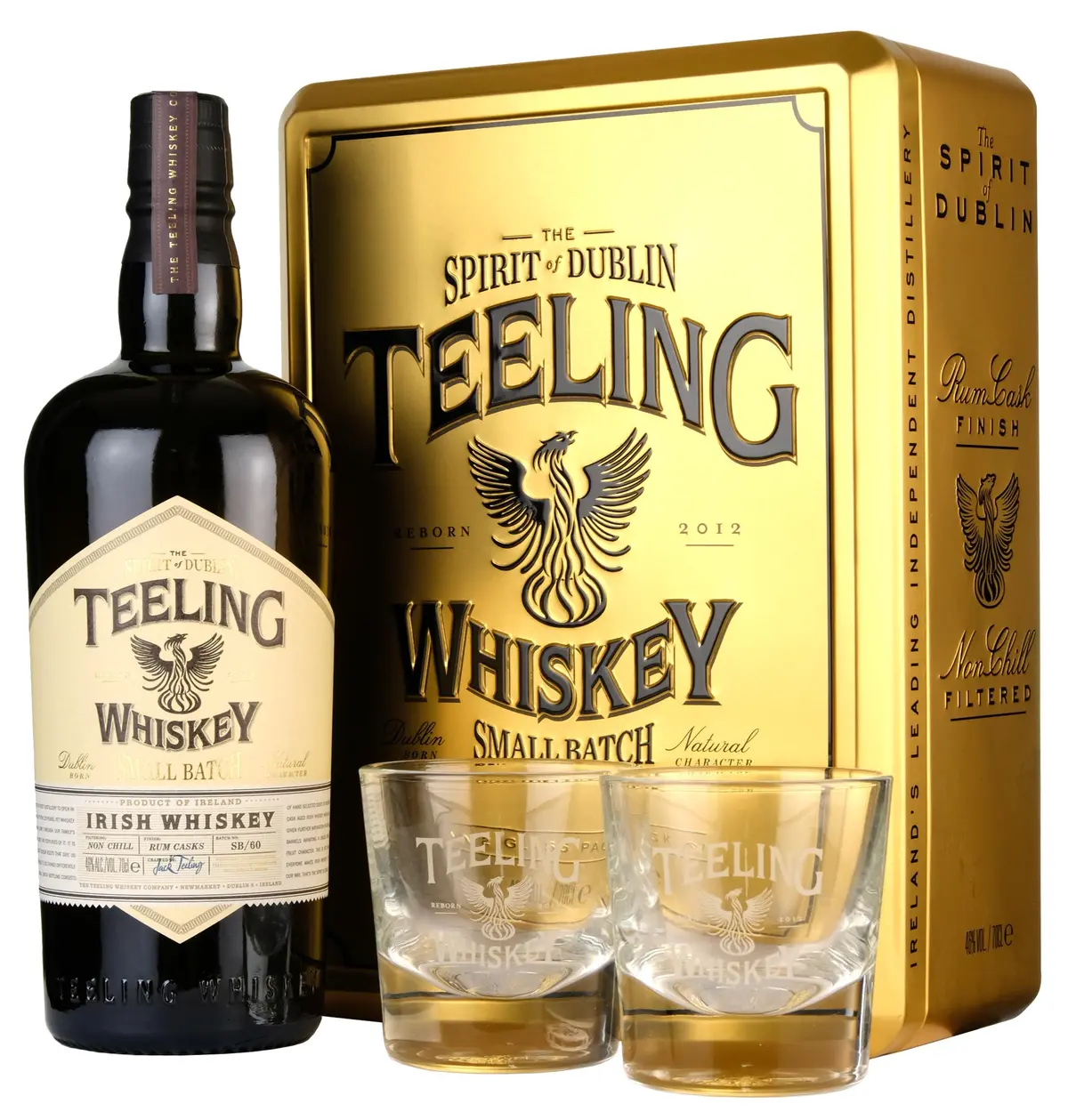 Teeling Small Batch Gold Glass Pack 1