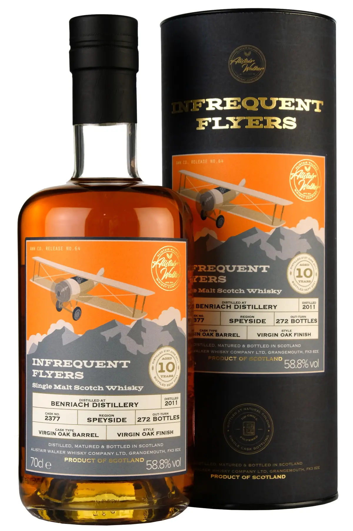 Benriach 2011-2021 | 10 Year Old Infrequent Flyers 1