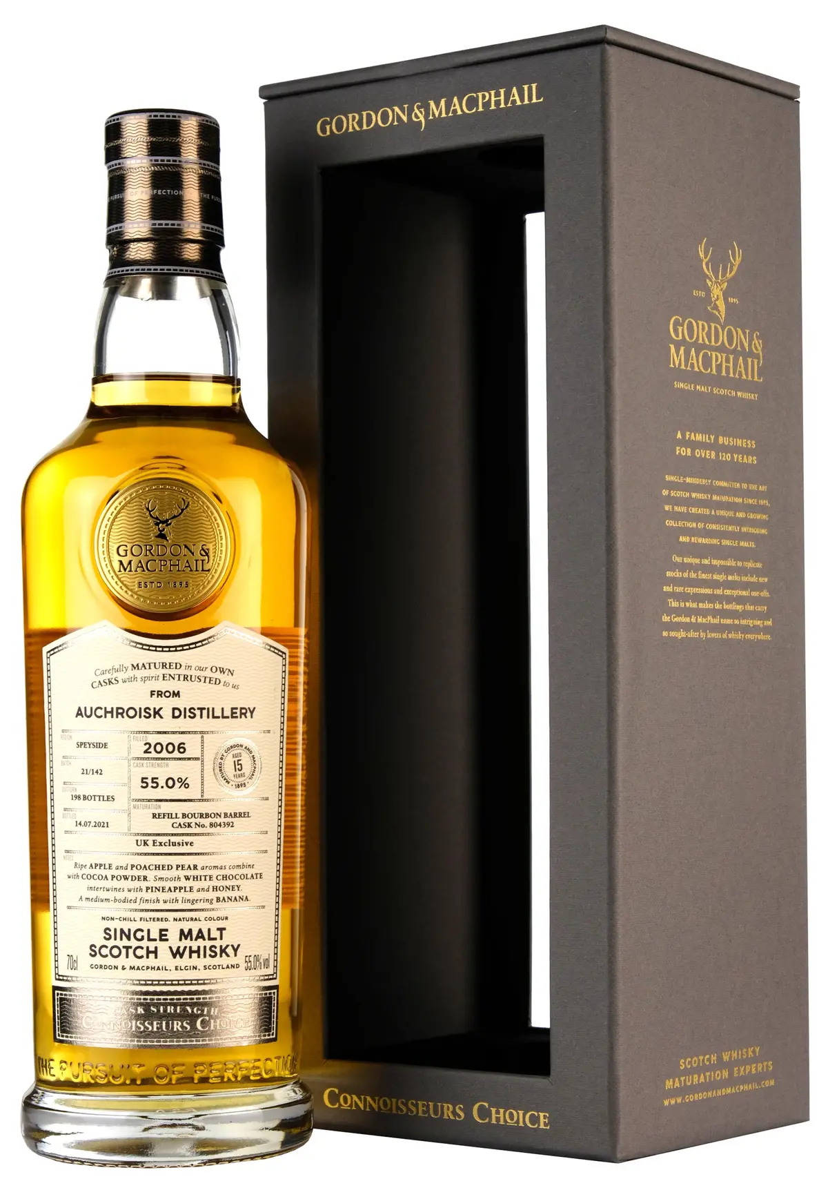 Auchroisk 2006-2021 | 15 Year Old Connoisseurs Choice Cask Strength | Uk Exclusive 1