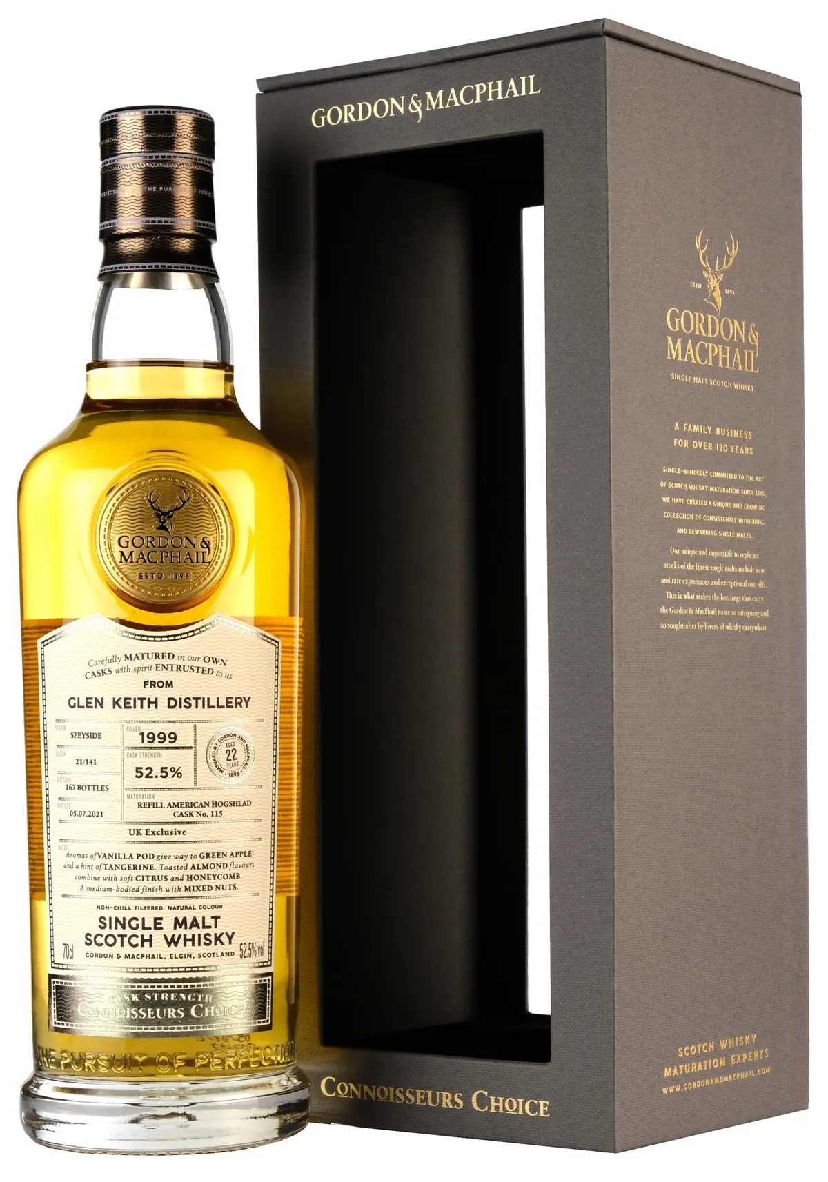 Glen Keith 1999-2021 | 22 Year Old Connoisseurs Choice Cask Strength | Uk Exclusive 1