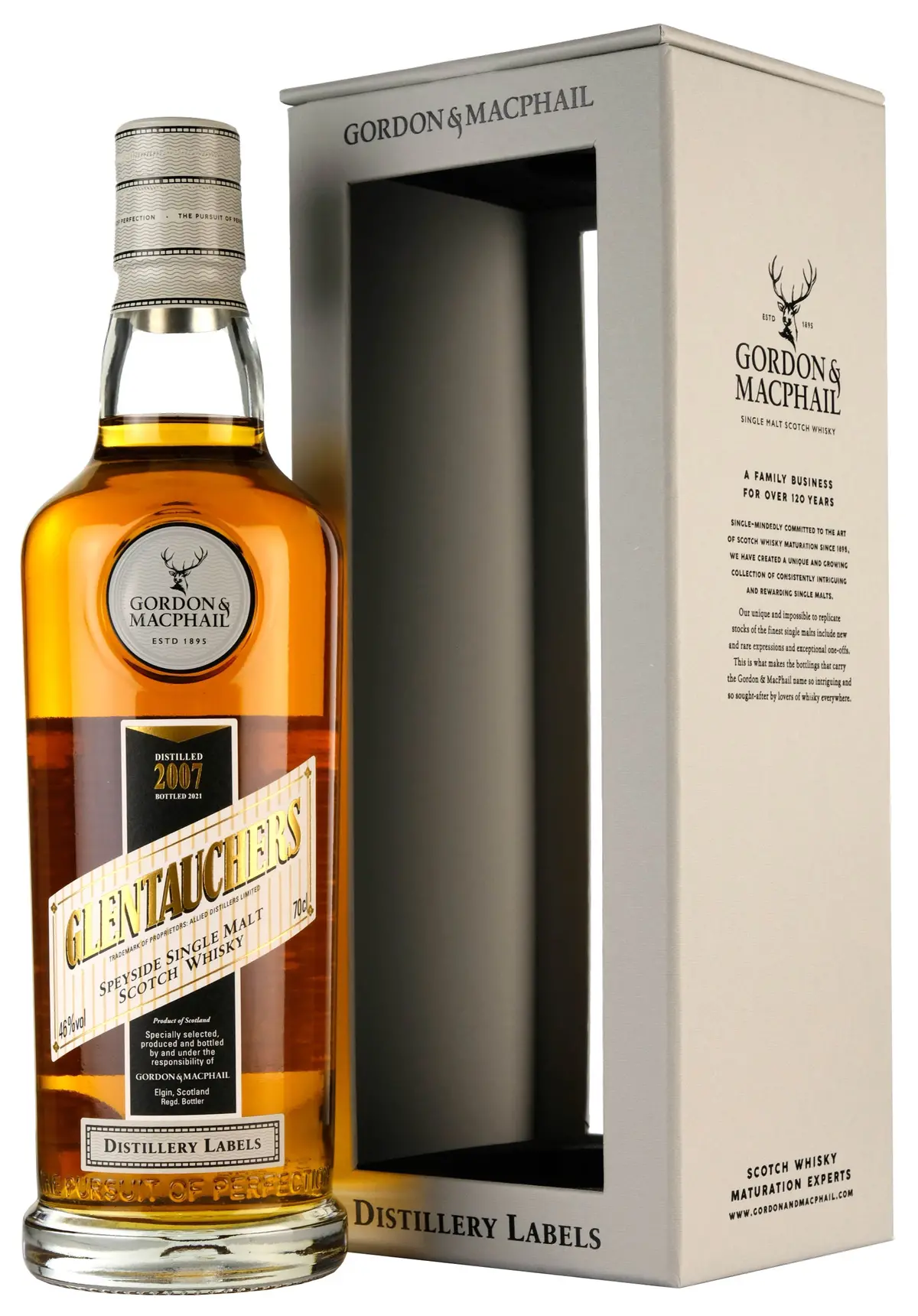 Glentauchers 2007-2021 Distillery Labels 1