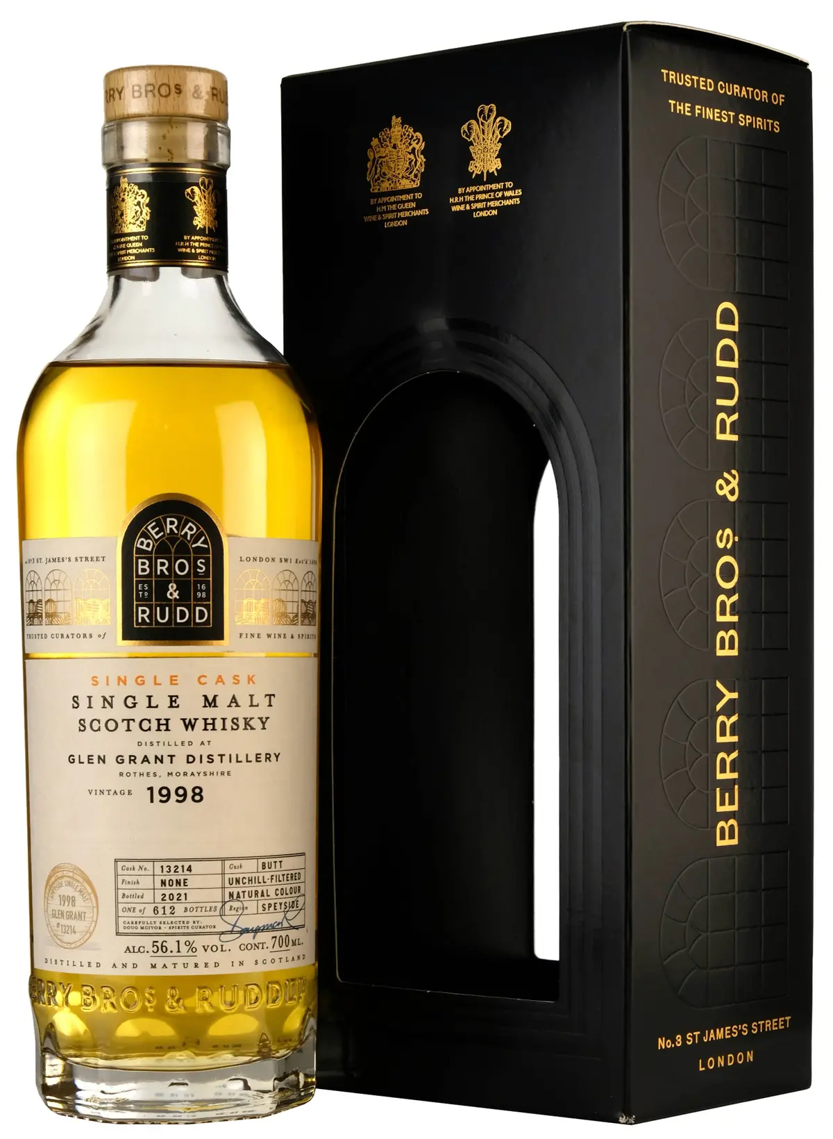 Glen Grant 1998-2021 | 24 Year Old | Berry Bros & Rudd Single Cask 13214 1