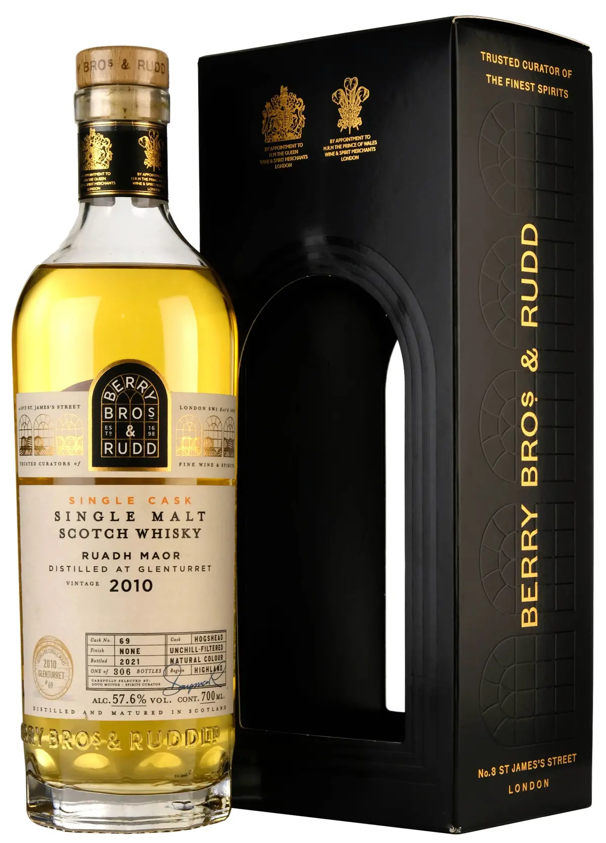 Ruadh Maor (Peated Glenturret) 2010-2021 | 12 Year Old | Berry Bros & Rudd Single Cask 69 1