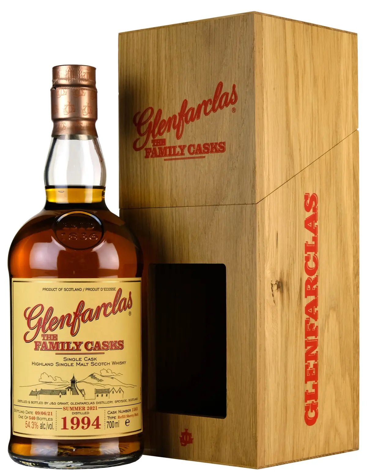 Glenfarclas 1994-2021 | 26 Year Old The Family Cask 1583 1