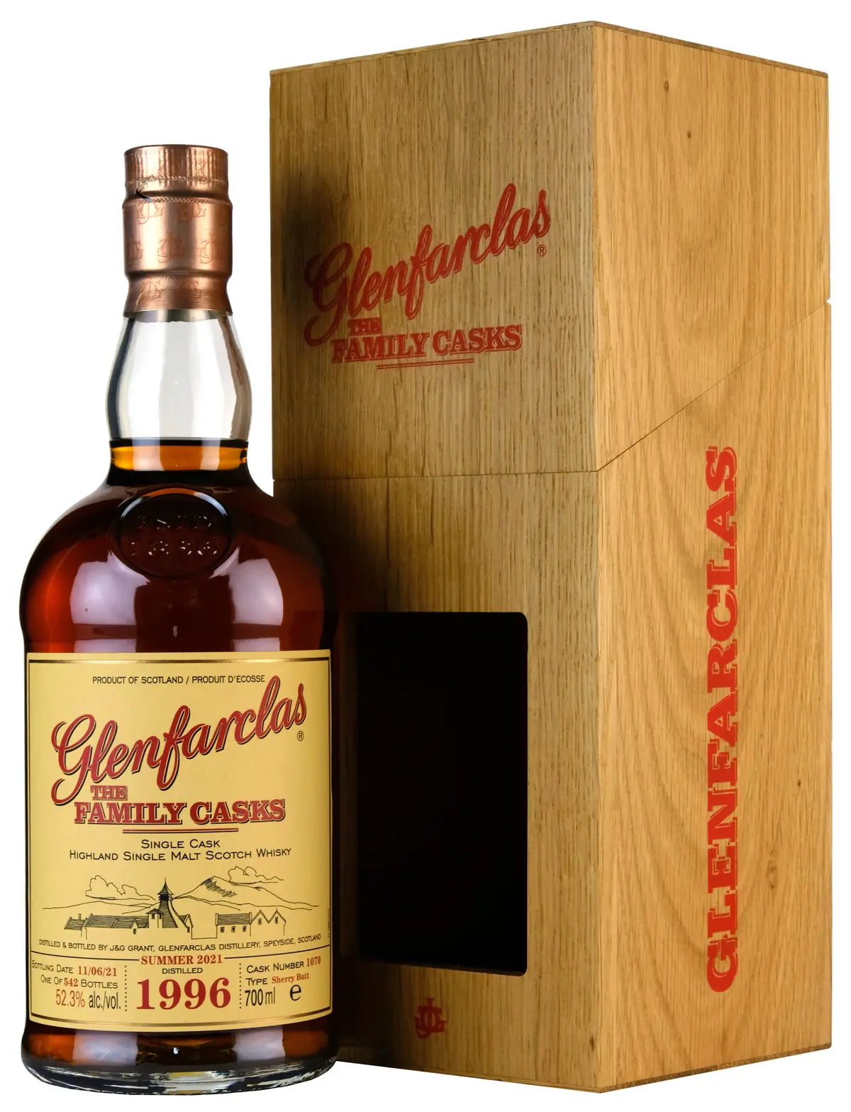 Glenfarclas 1996-2021 | 24 Year Old The Family Cask 1070 1