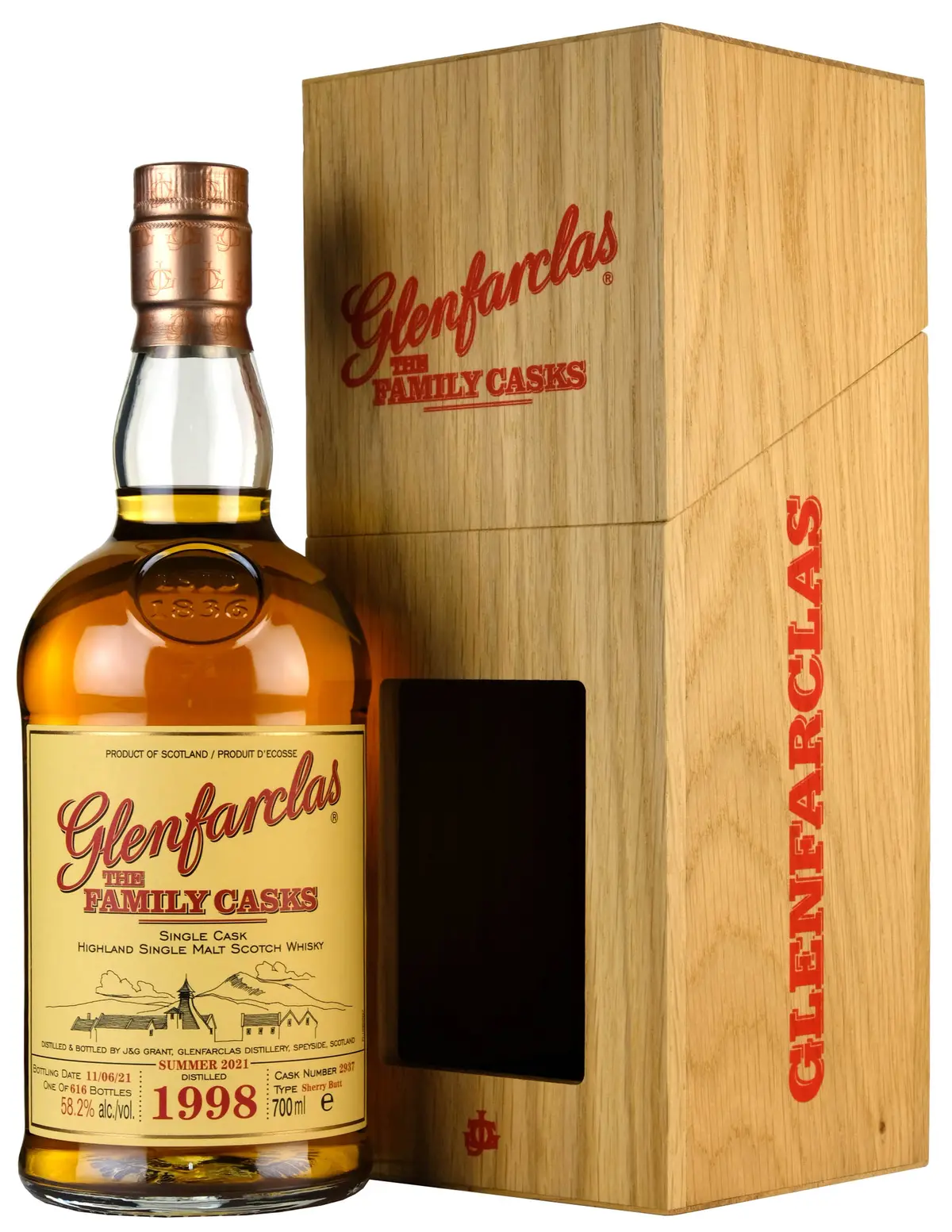 Glenfarclas 1998-2021 | 22 Year Old The Family Cask 2937 1