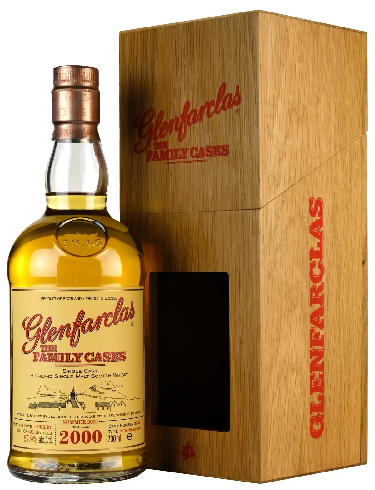 Glenfarclas 2000-2021 | 20 Year Old The Family Cask 3387 1