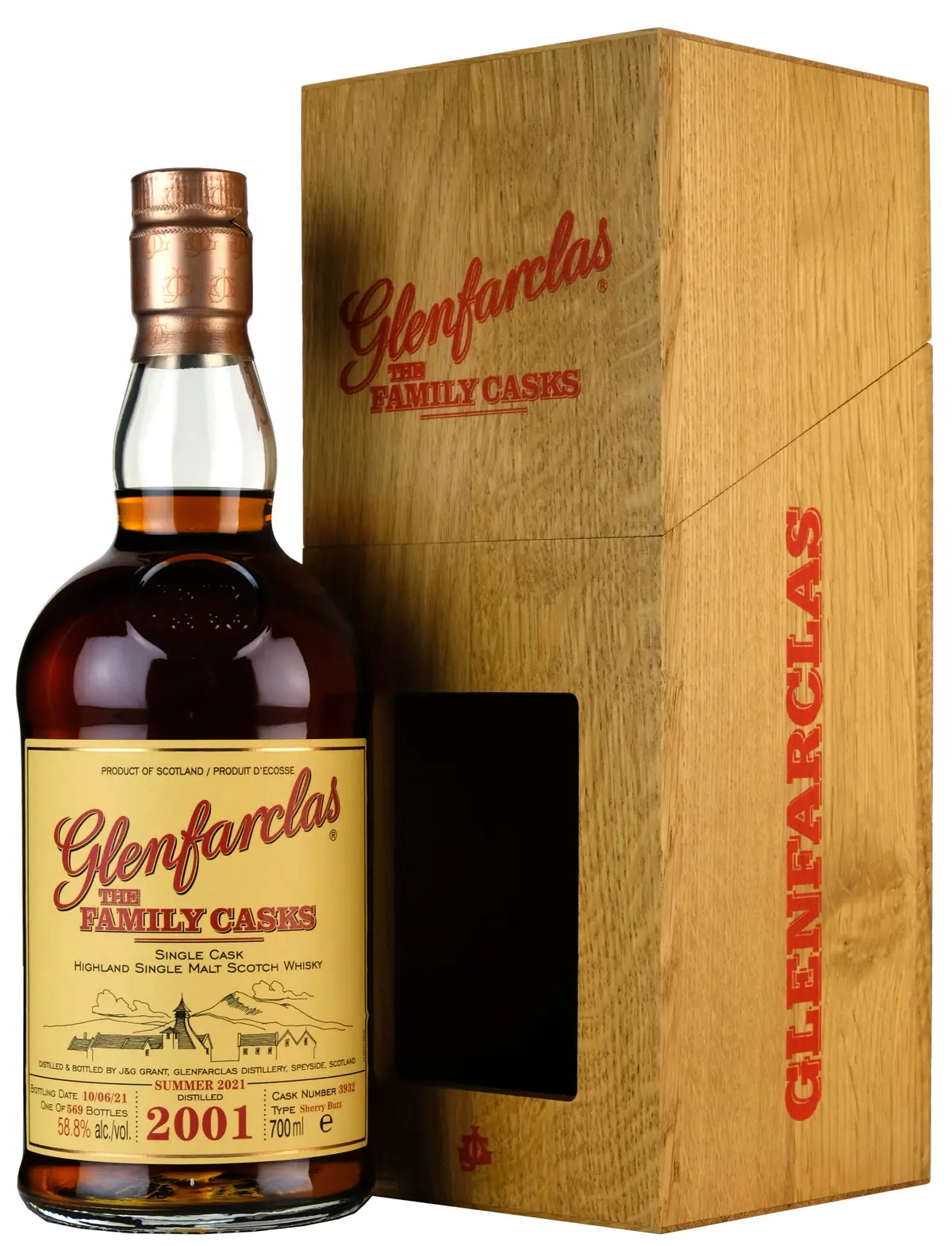 Glenfarclas 2001-2021 | 19 Year Old The Family Cask 3932 1