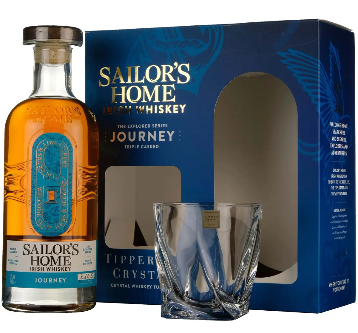 Sailor's Home The Journey | Tipperary Crystal Tumbler Pack 1