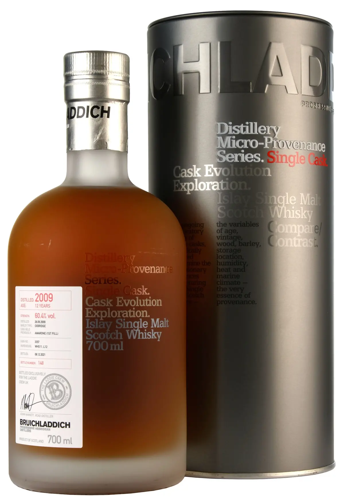 Bruichladdich 2009-2021 | 12 Year Old Micro-Provenance Cask 3357 1
