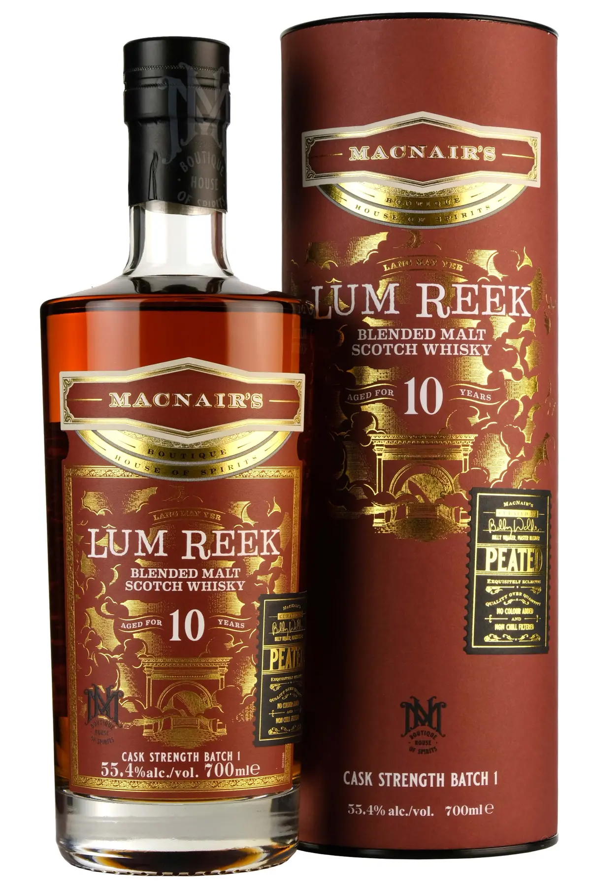 Macnair's Lum Reek 10 Year Old | Cask Strength Batch 1 1