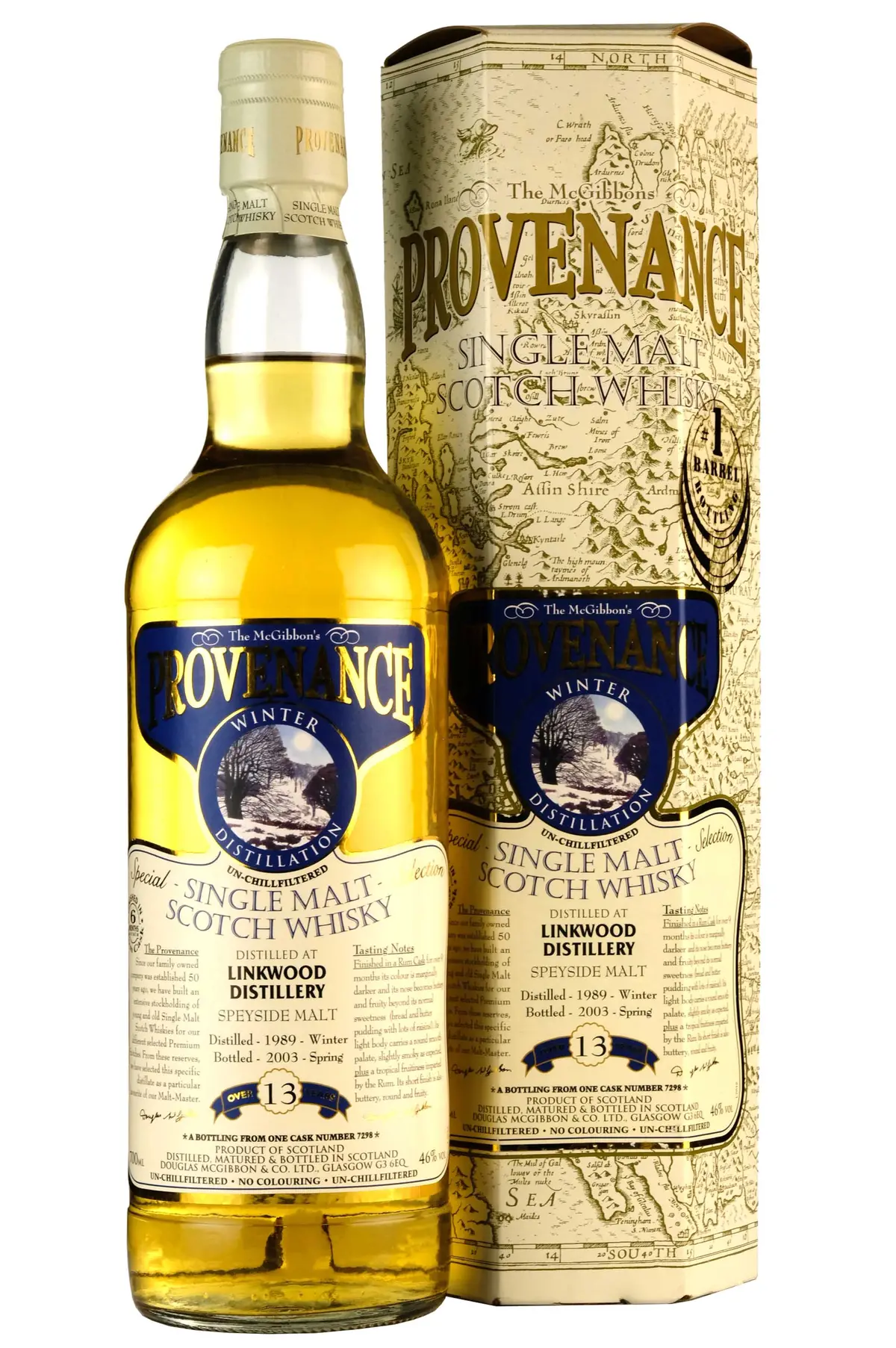 Linkwood 1989-2003 | 13 Year Old | Provenance Single Cask 7298 1