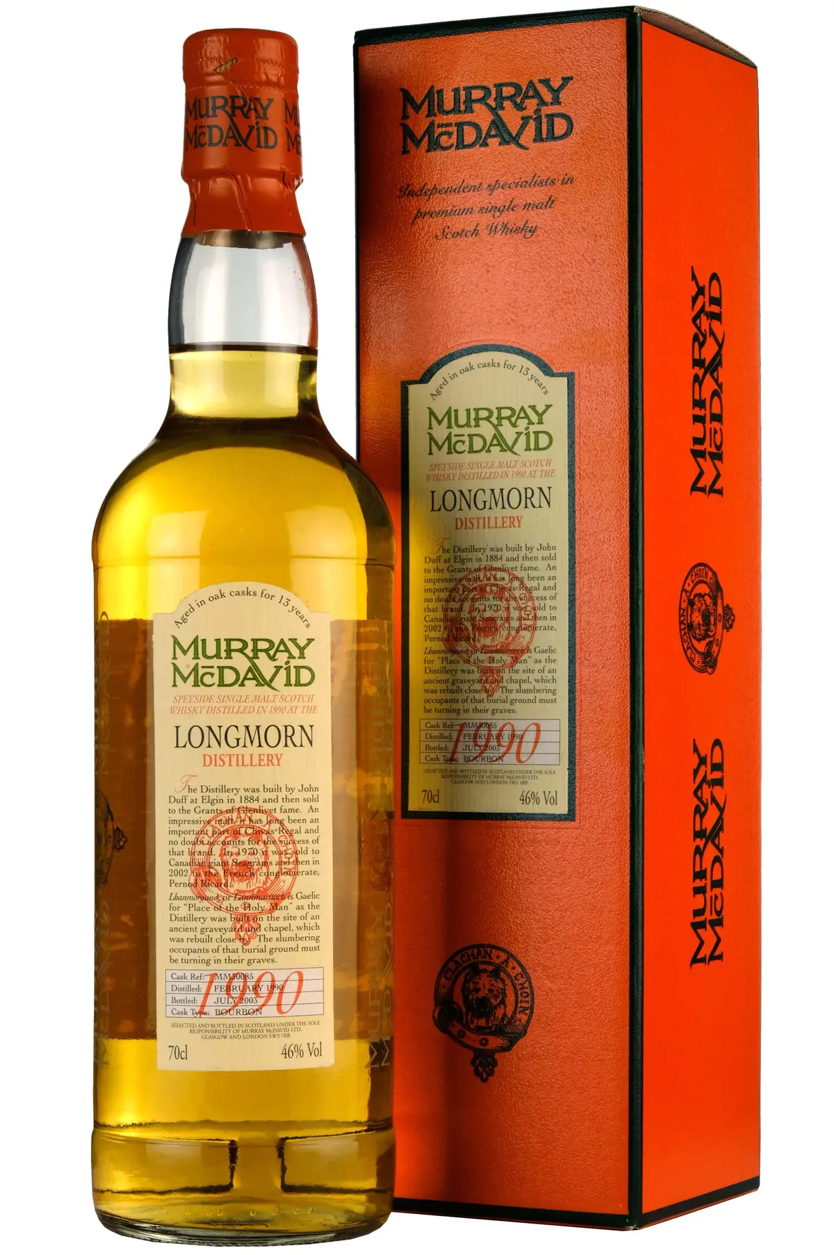 Longmorn 1990-2003 | 13 Year Old | Murray Mcdavid Cask Mm30085 1