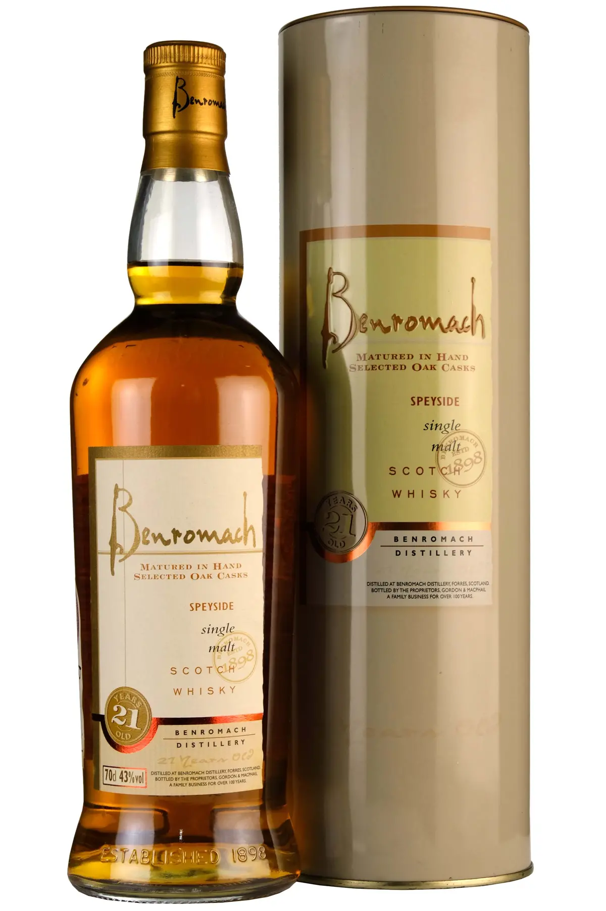 Benromach 21 Year Old Pre-2008 1