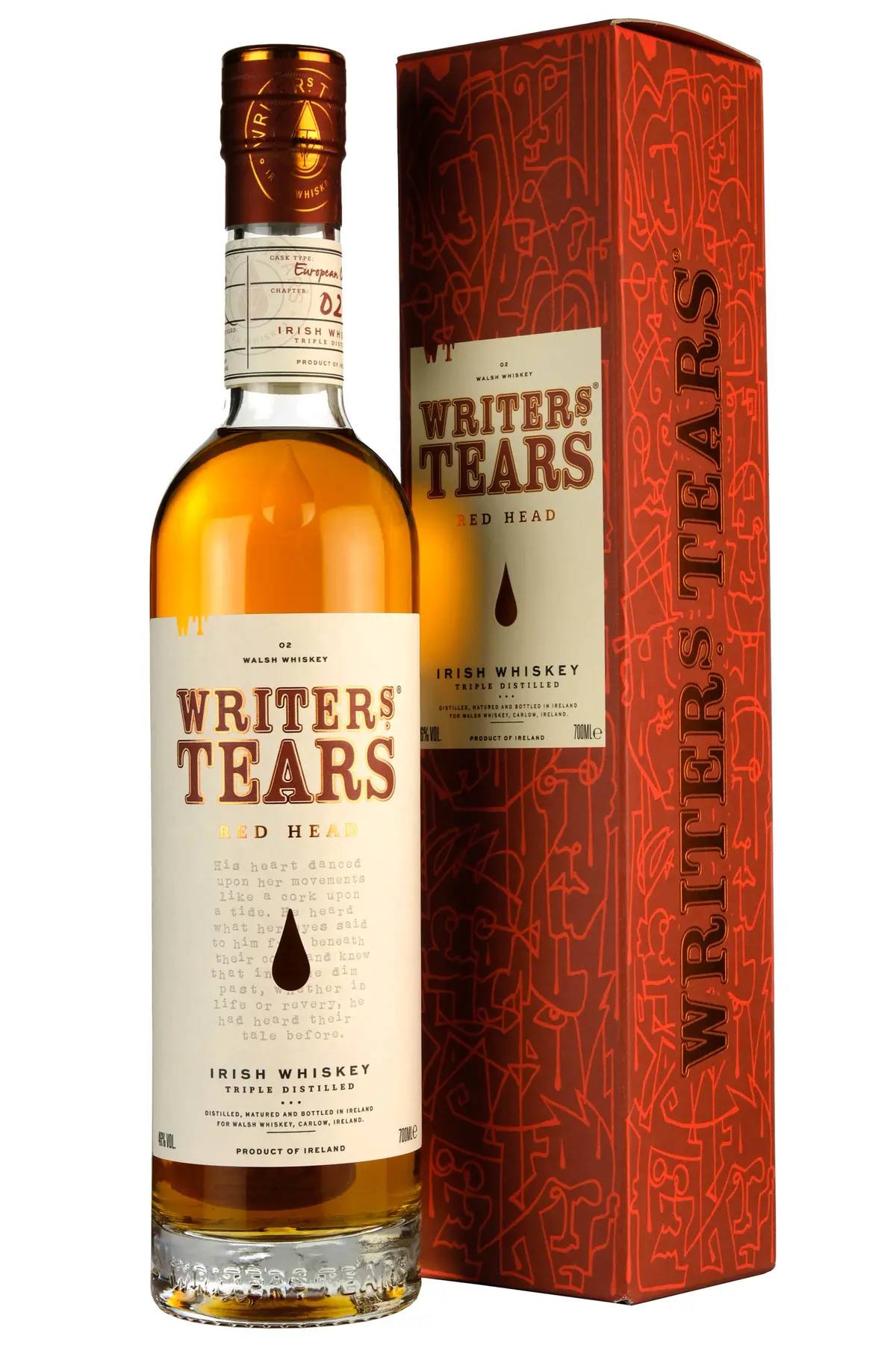 Writers' Tears Red Head Irish Whiskey 1