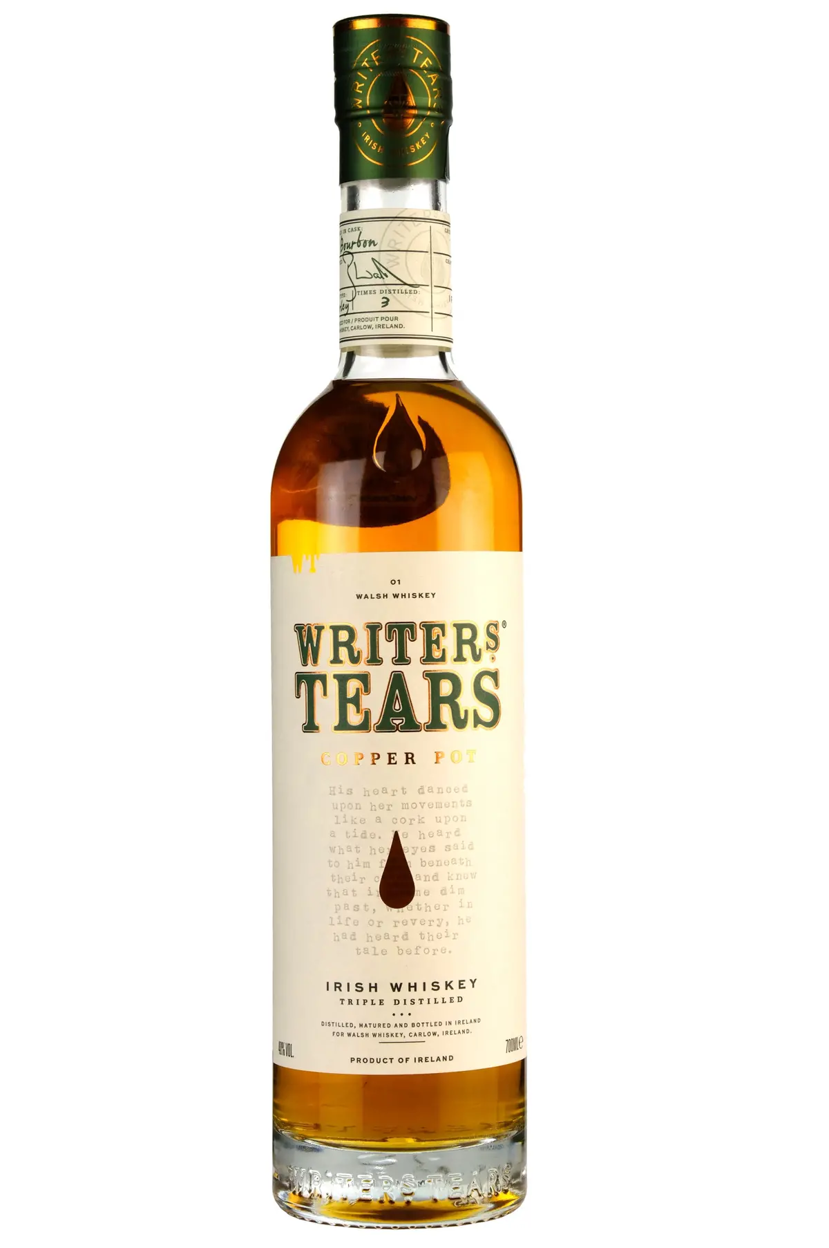Writers' Tears Copper Pot Irish Whiskey 1