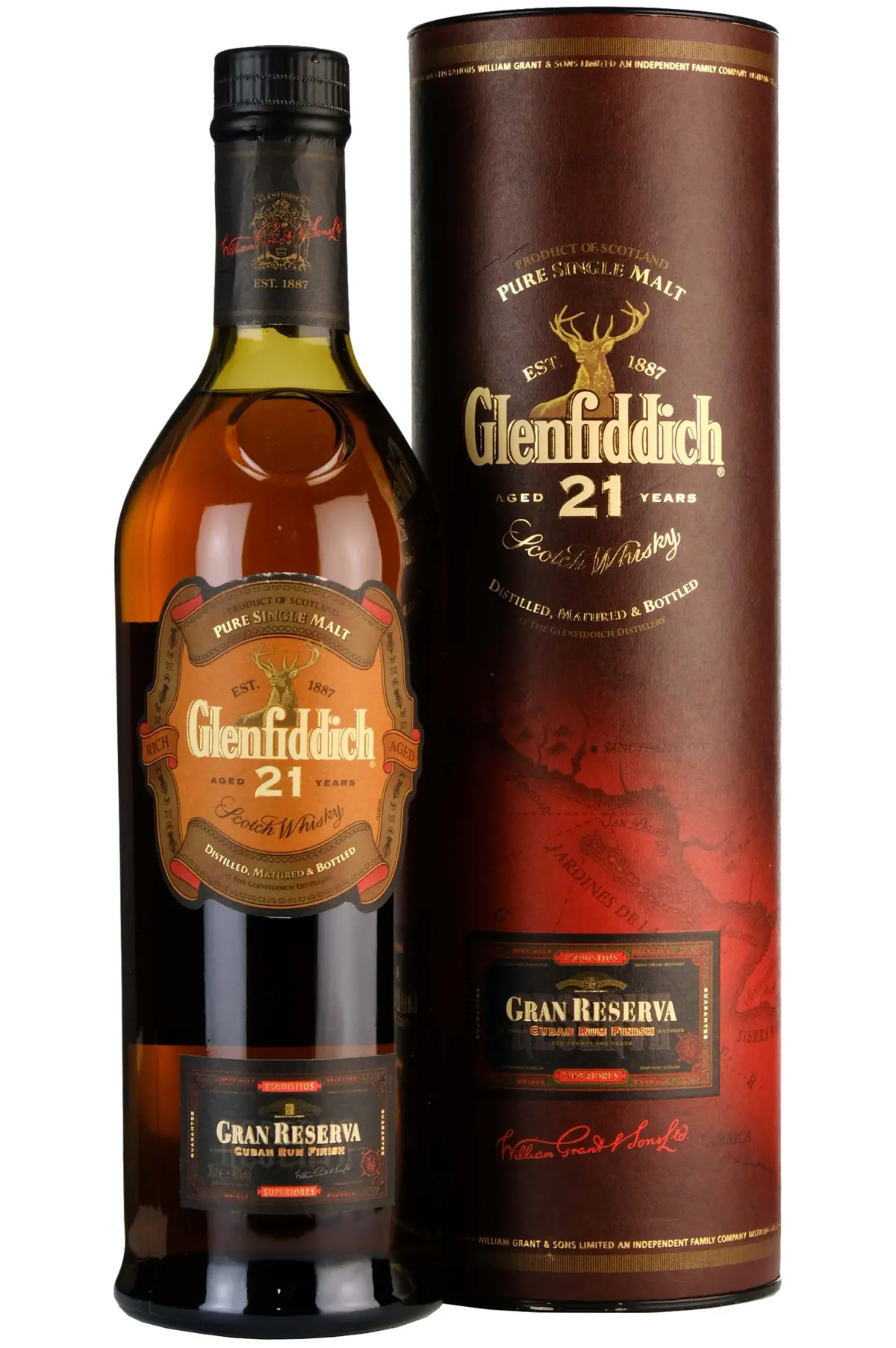 Glenfiddich 21 Year Old Gran Reserva Cuban Rum Finish Pre-2008 1