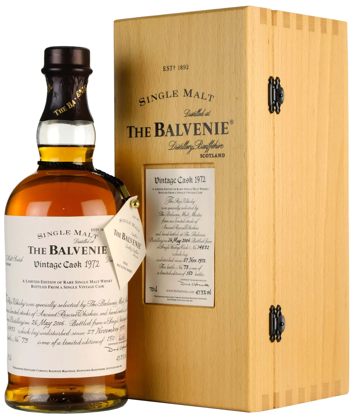 Balvenie 1972-2006 | 33 Year Old Single Cask 14832 1