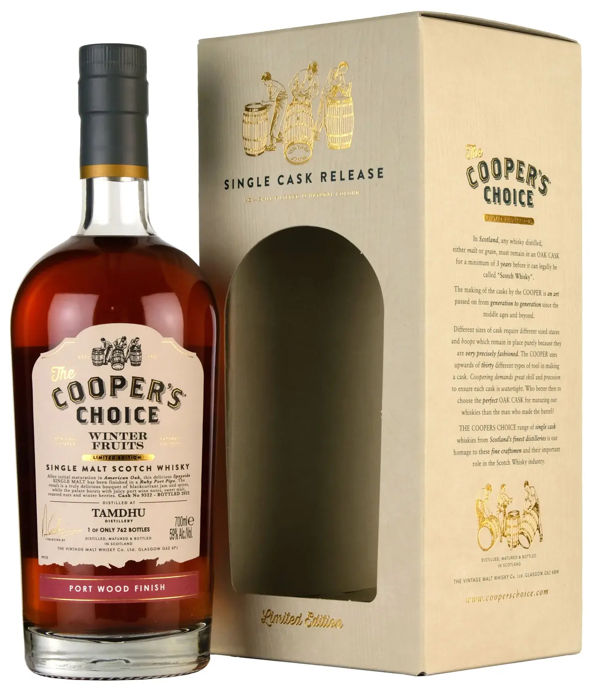 Tamdhu Winter Fruits | Cooper's Choice Single Cask 9522 1