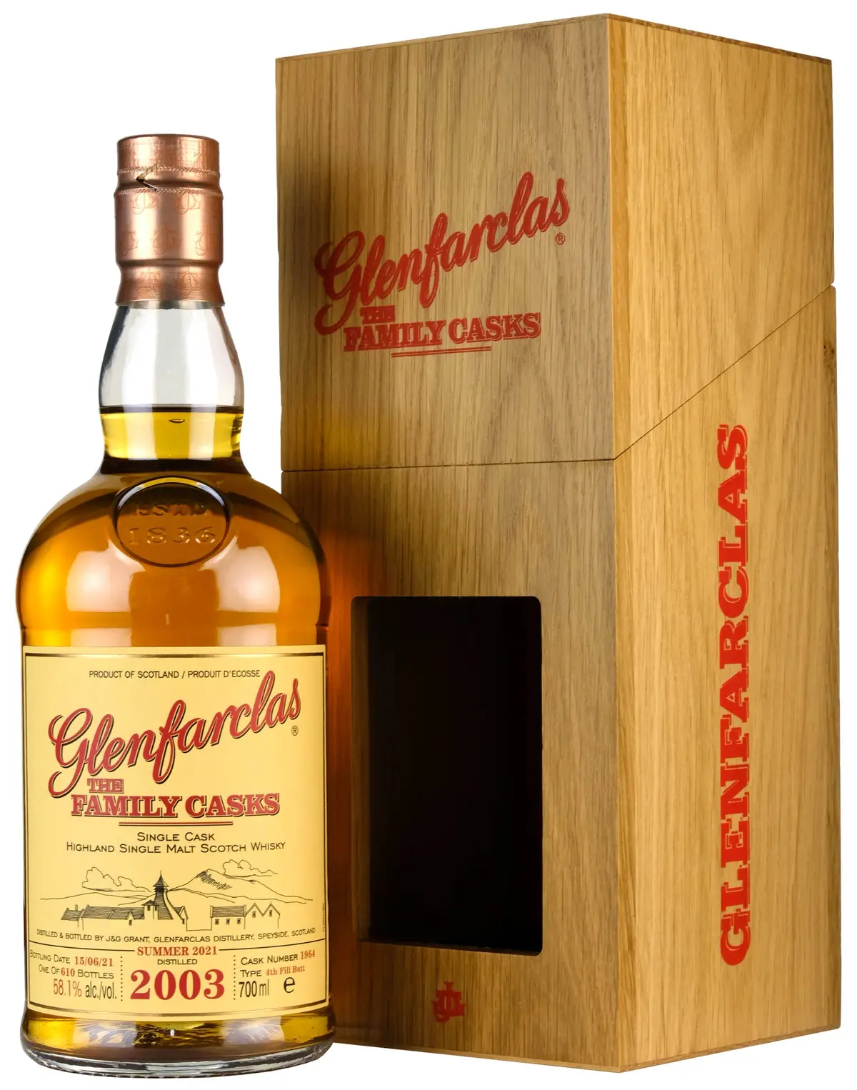 Glenfarclas 2003-2021 | 17 Year Old The Family Cask 1964 1