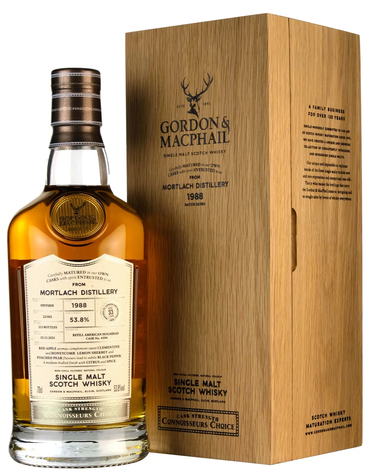 Mortlach 1988-2021 | 33 Year Old Connoisseurs Choice Cask Strength 1