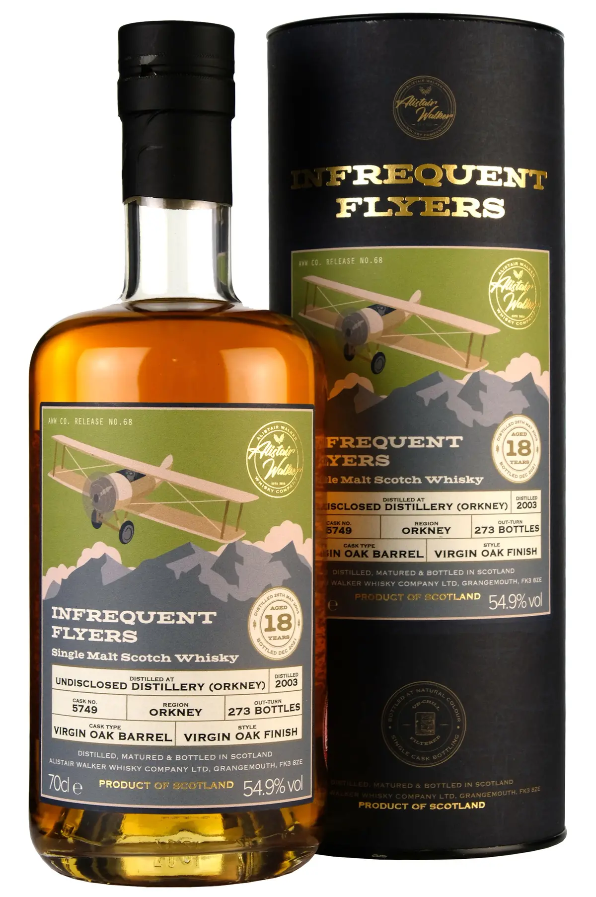Undisclosed Orkney Distillery 2003-2022 | 18 Year Old Infrequent Flyers Cask 5749 1