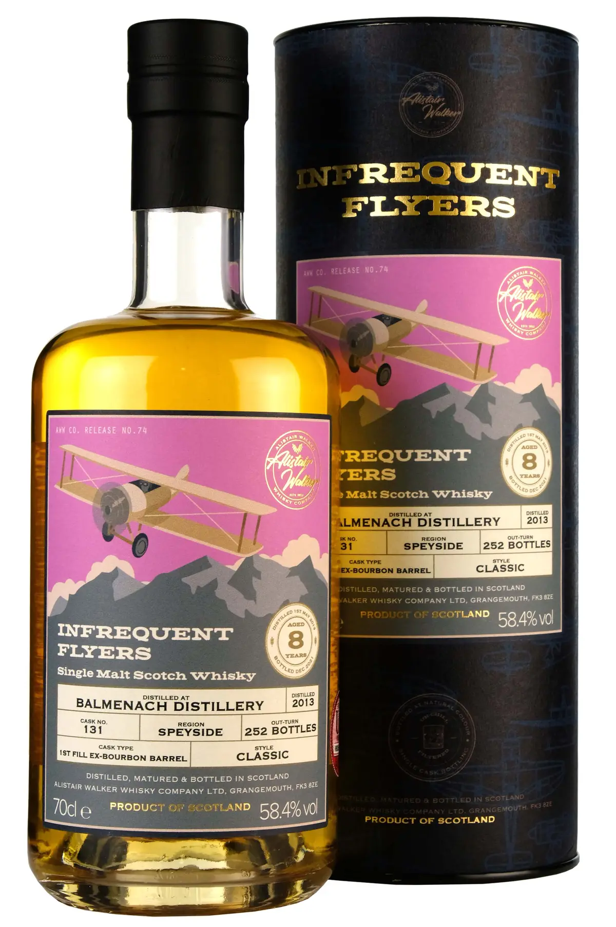 Balmenach 2013-2022 | 8 Year Old Infrequent Flyers Cask 131 1