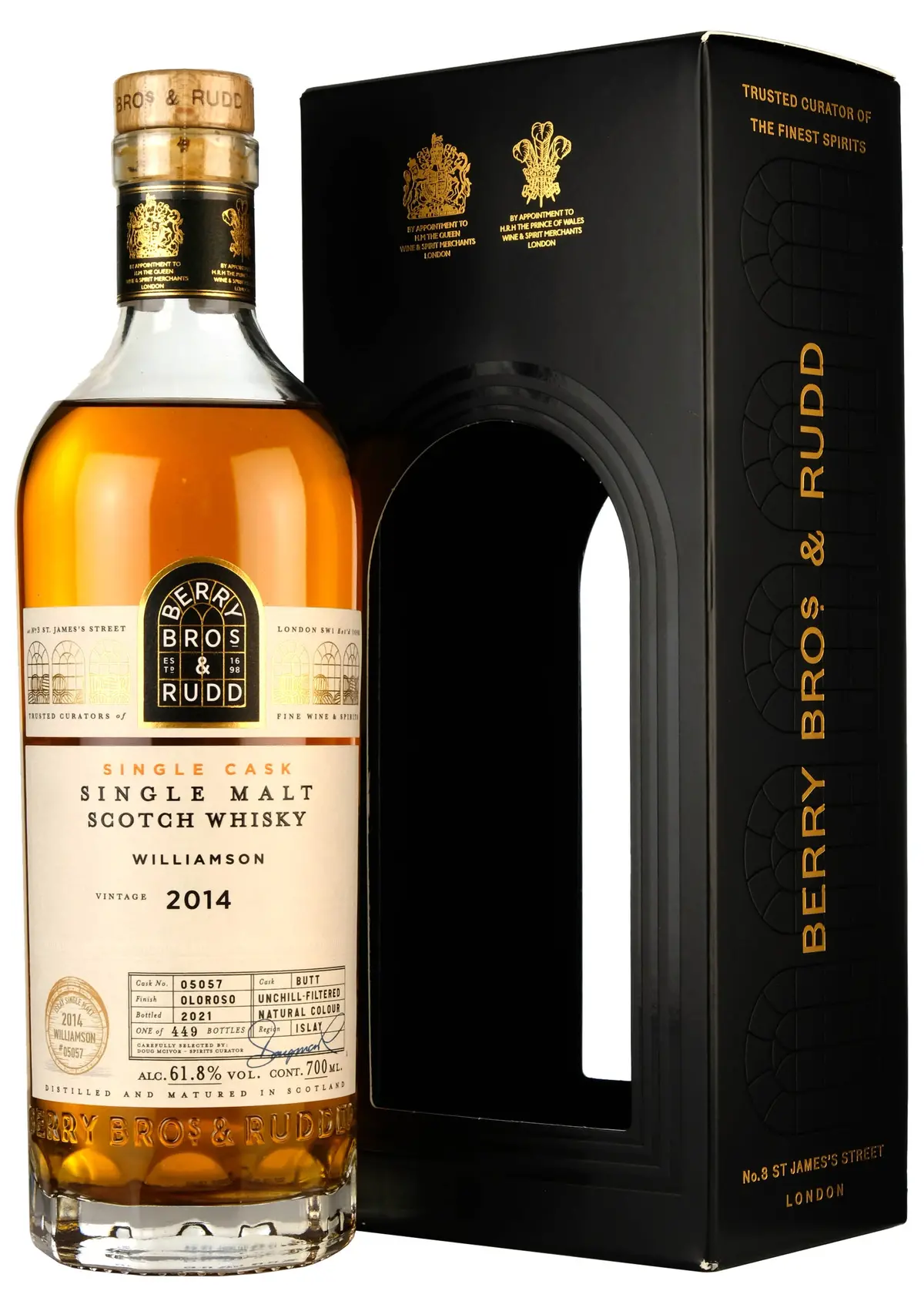 Williamson 2014-2021 | 7 Year Old Berry Bros & Rudd Single Cask 05057 1