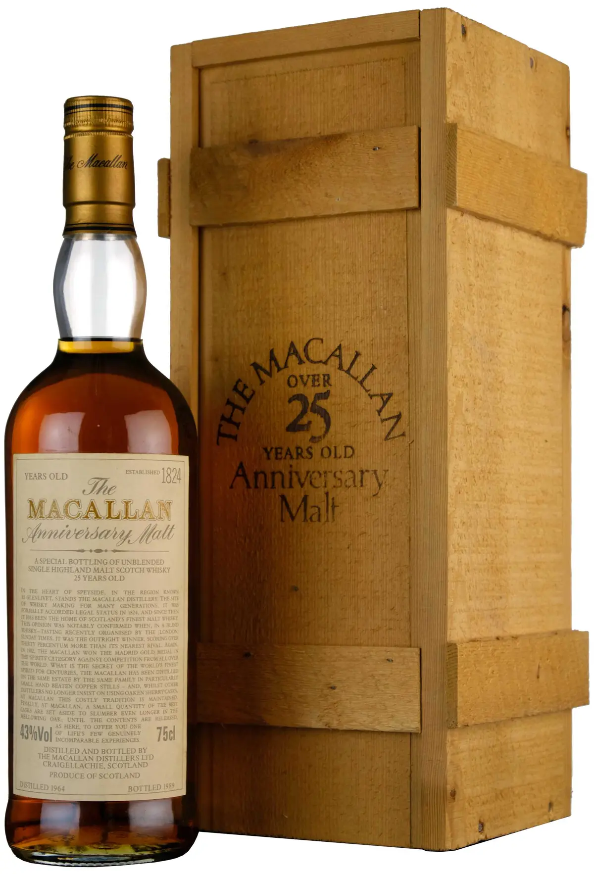 Macallan 1964-1989 | 25 Year Old Anniversary Malt 1