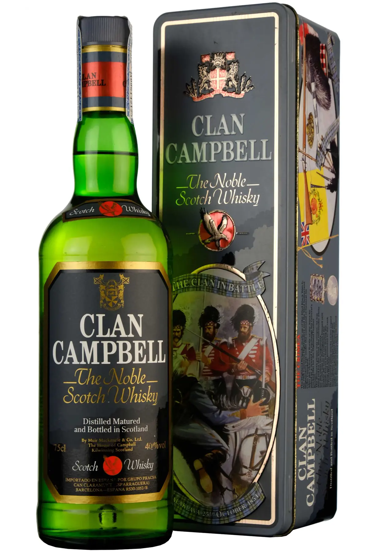 Clan Campbell The Noble Scotch Whisky 1980S 1