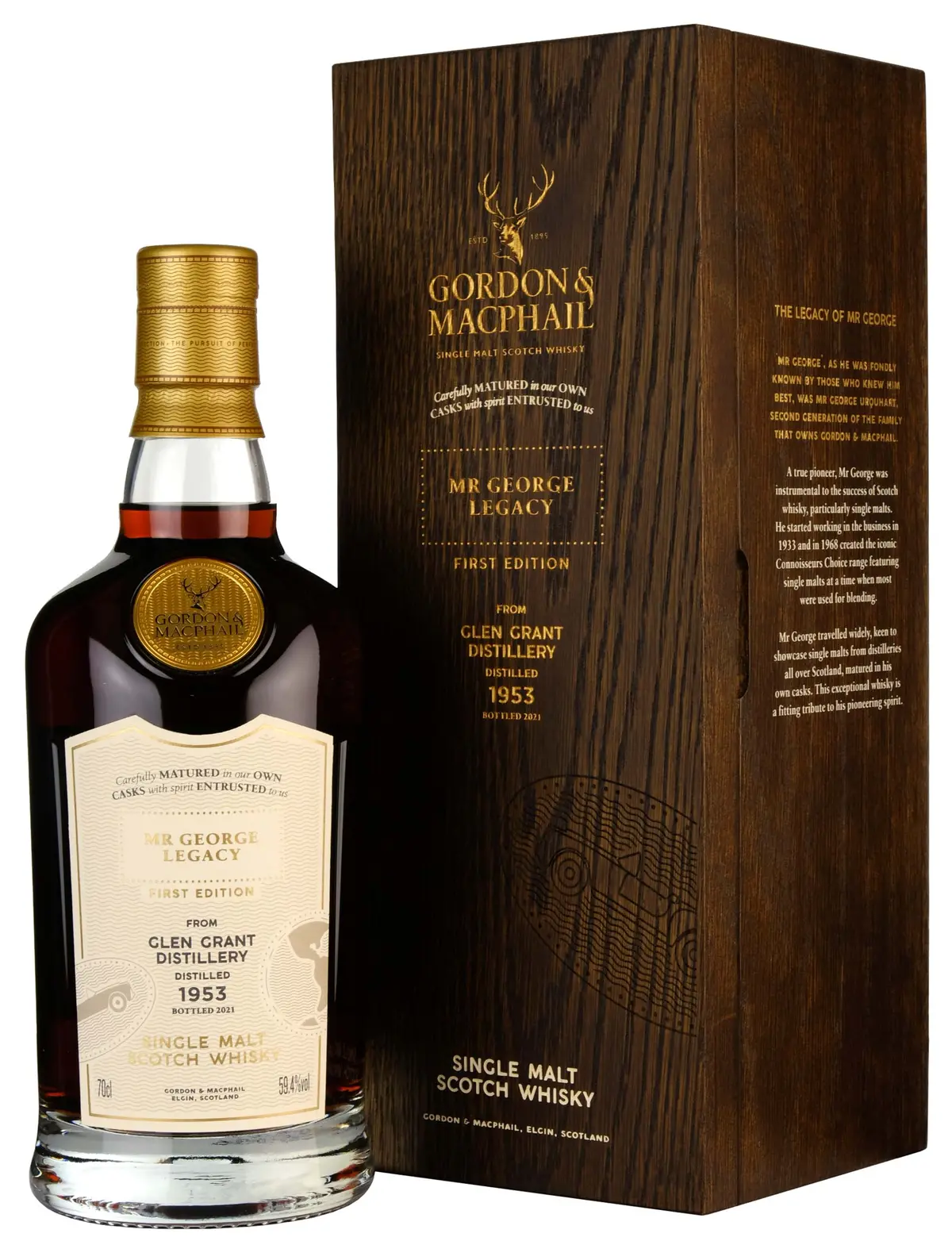 Glen Grant 1953-2021 | 67 Year Old Gordon & Macphail Mr George Legacy Single Cask 4209 1St Edition 1