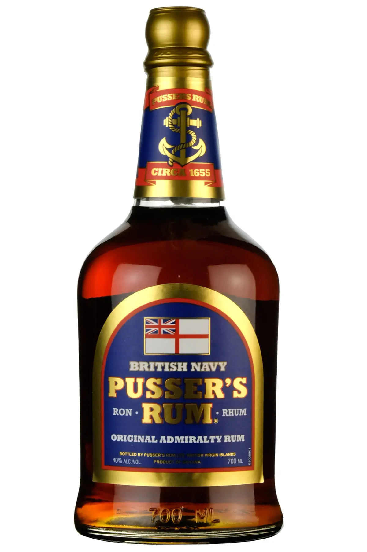 Pusser's Blue Label Navy Rum 1