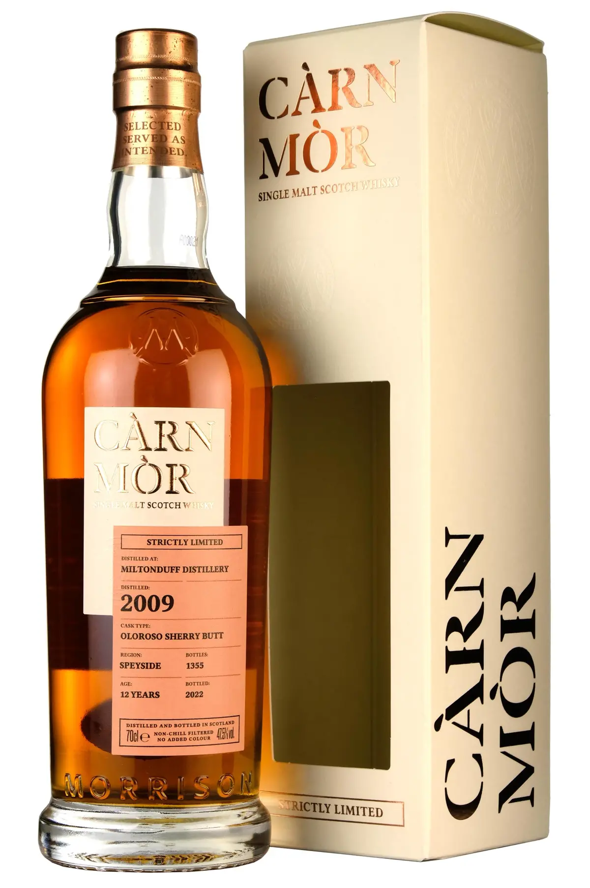 Miltonduff 2009-2022 | 12 Year Old | Carn Mor Strictly Limited 1