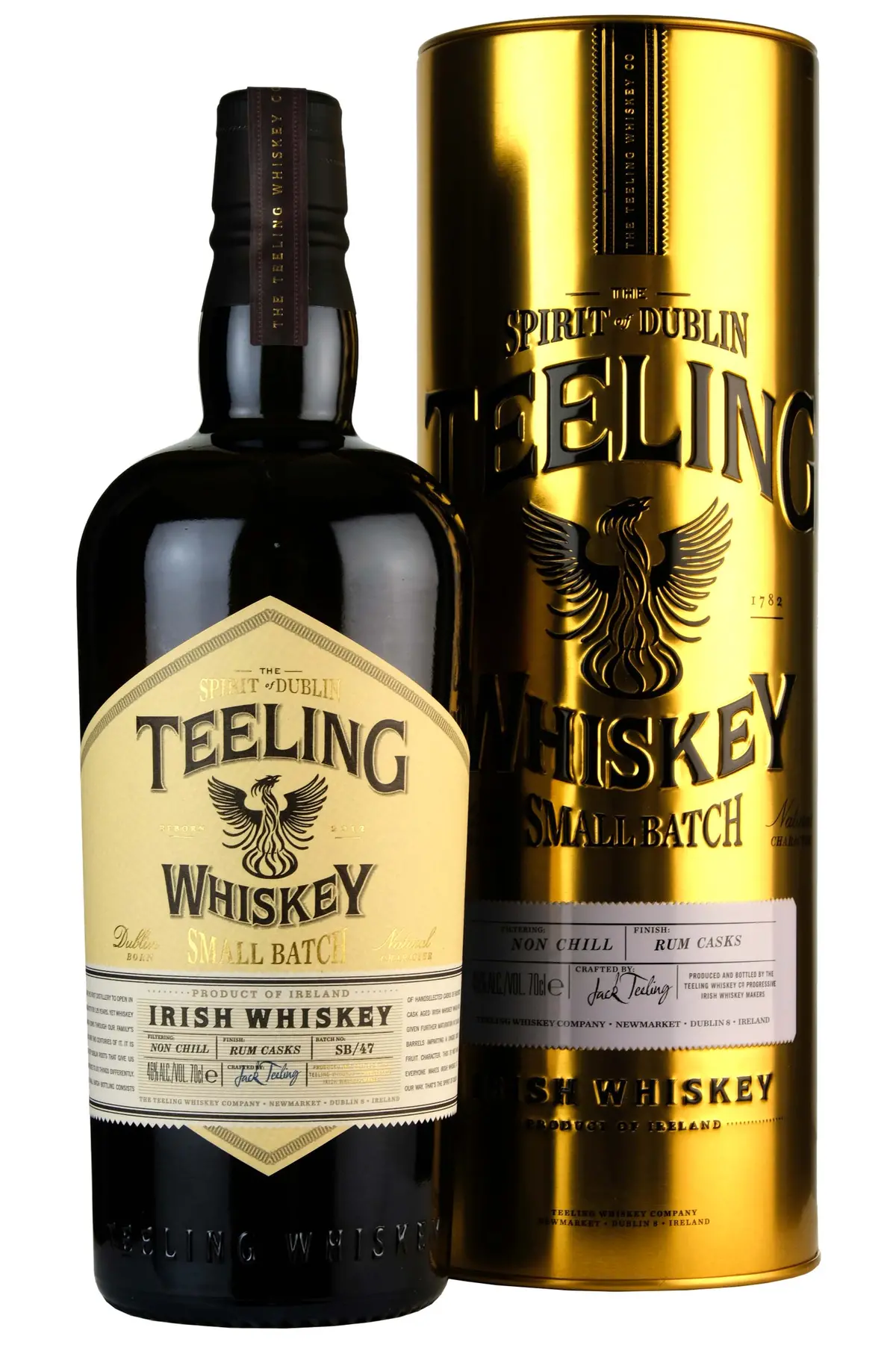 Teeling Small Batch Irish Whiskey With Gift Tube 1