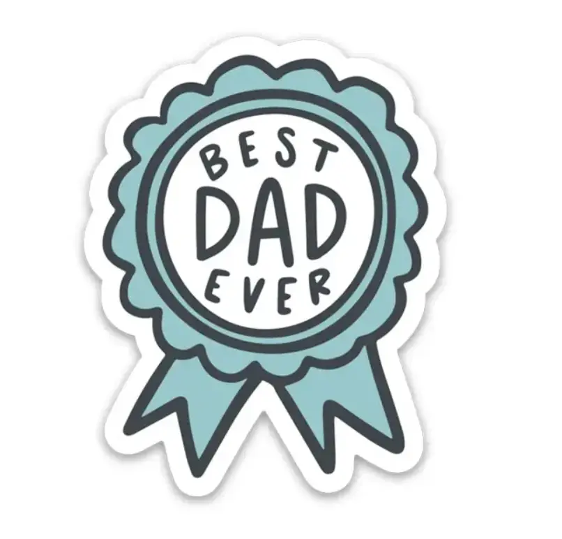 Best Dad Ever Sticker 1