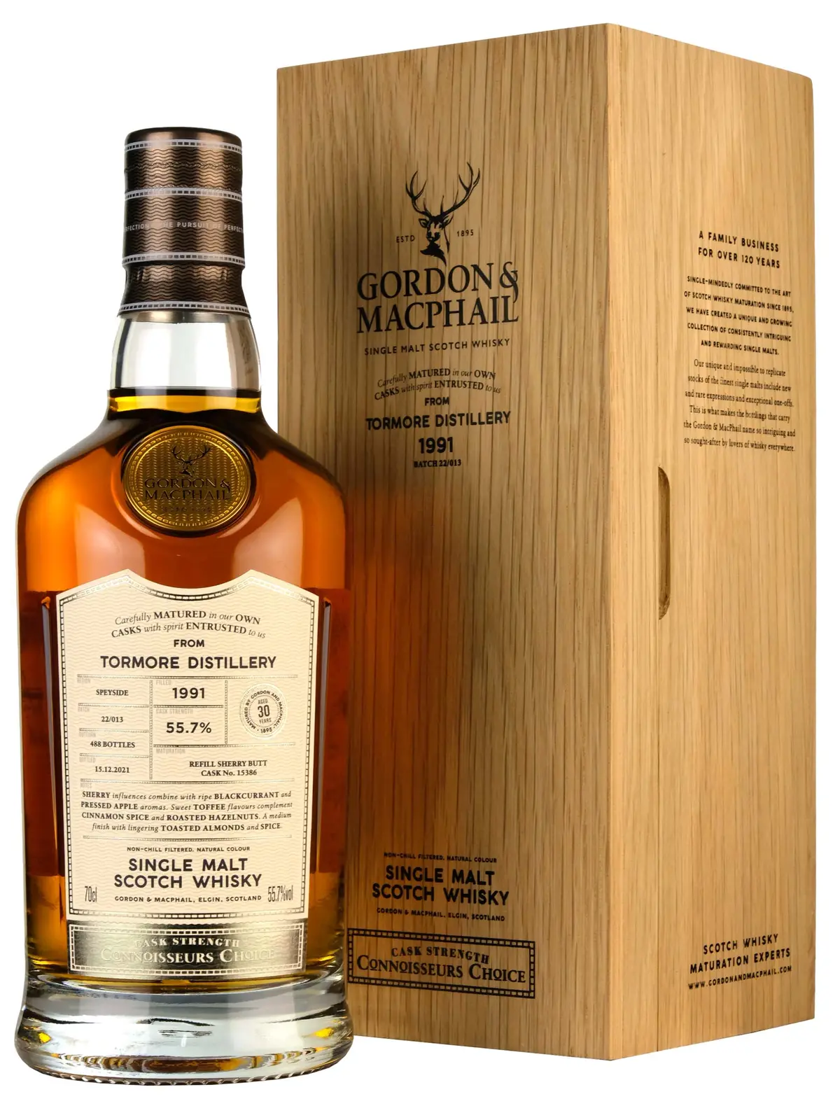 Tormore 1991-2021 | 30 Year Old Gordon & Macphail Connoisseurs Choice Single Cask 15386 1