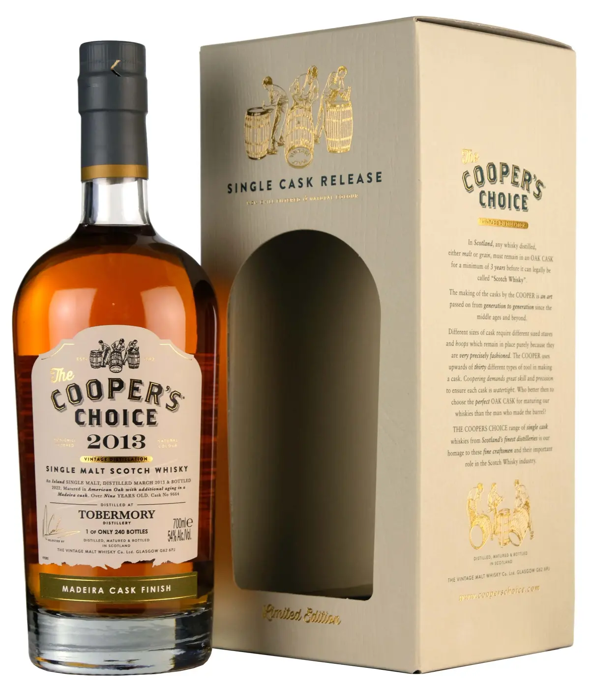 Tobermory 2013-2022 | 9 Year Old Cooper's Choice Single Cask 9664 1