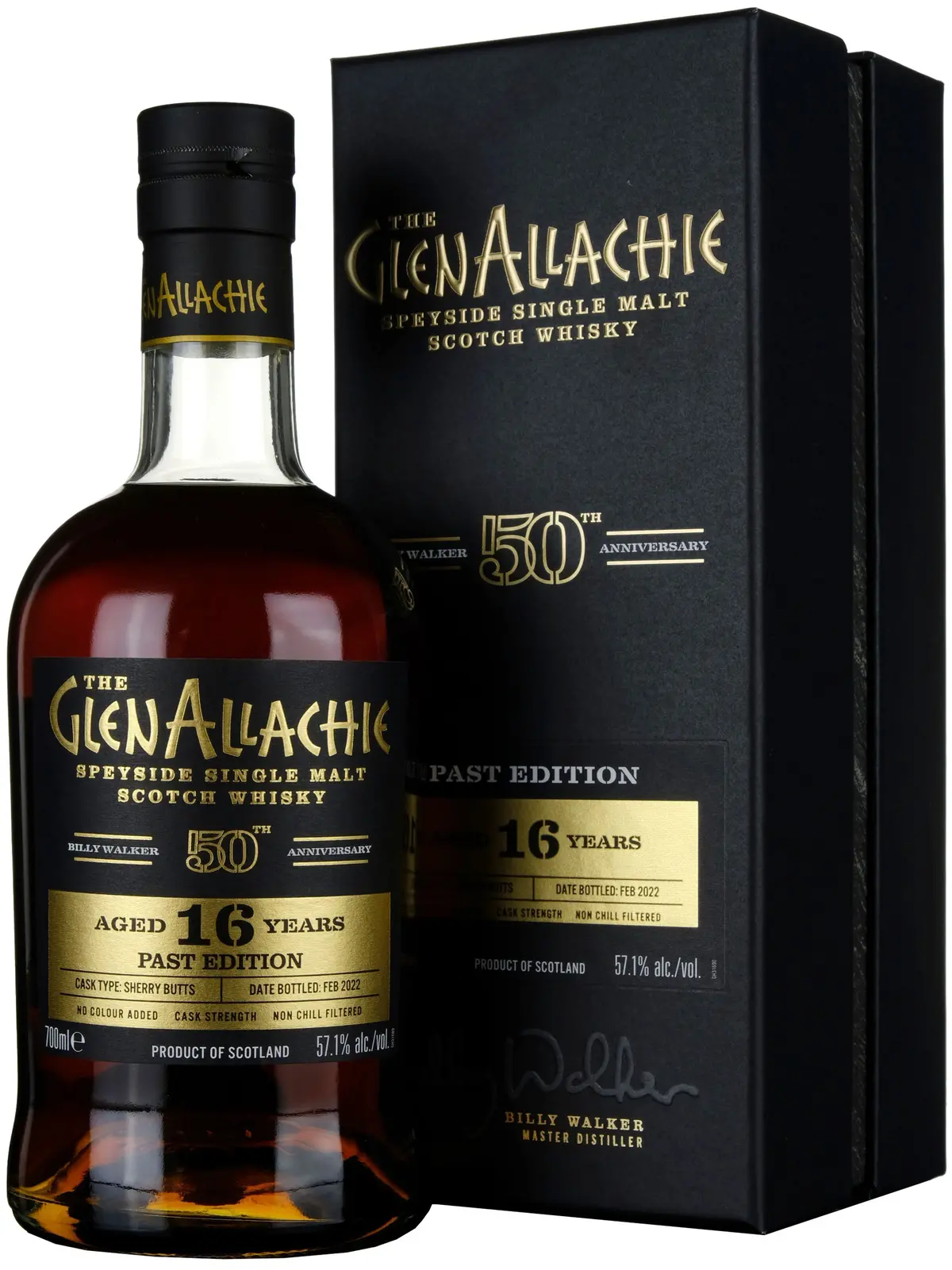Glenallachie 16 Year Old Billy Walker 50Th Anniversary Past Edition Bottled 2022 1