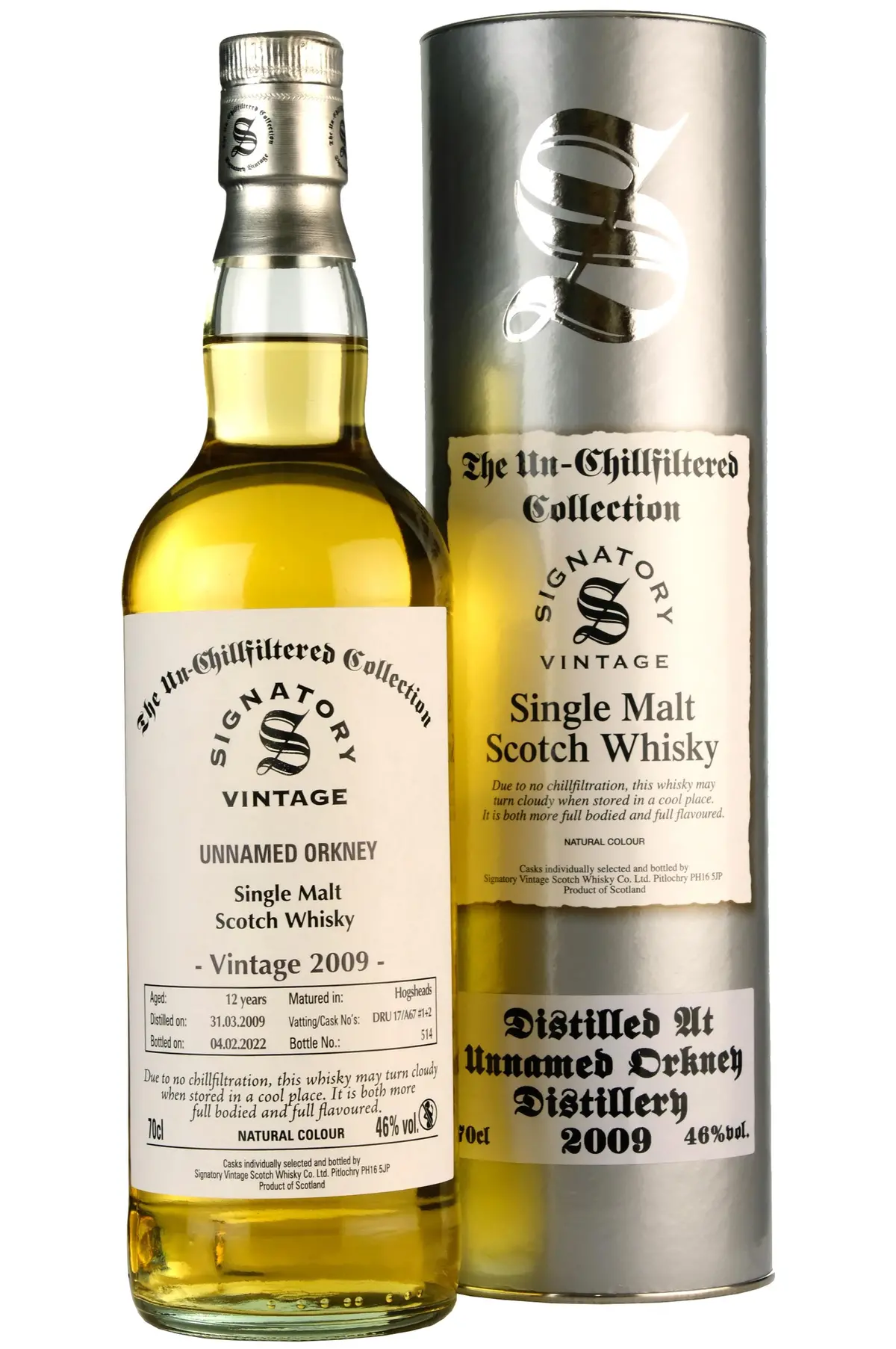 Unnamed Orkney 2009-2022 | 12 Year Old Signatory Vintage Cask Dru 17/A67 #1+2 1