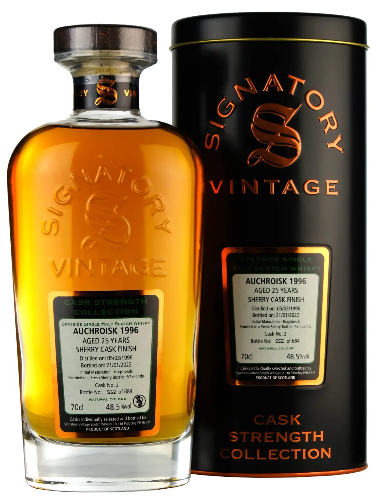 Auchroisk 1996-2022 | 25 Year Old Signatory Vintage Cask 2 1