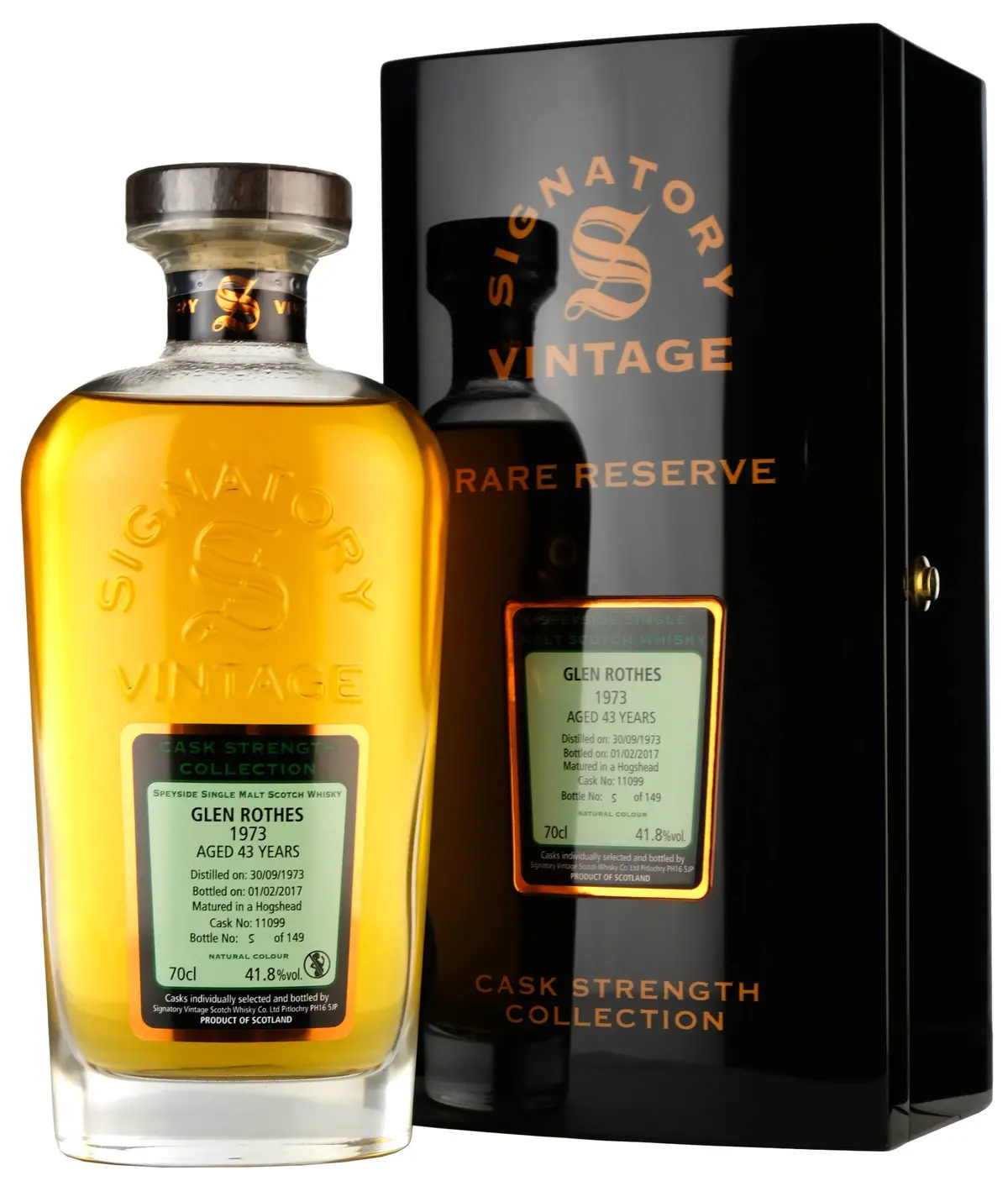 Glenrothes 1973-2017 | 43 Year Old Signatory Vintage Cask 11099 1