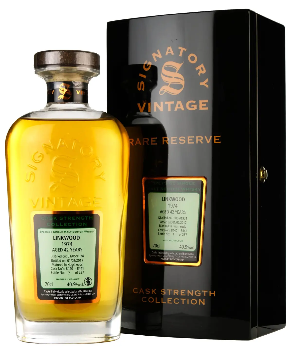 Linkwood 1974-2017 | 42 Year Old Signatory Vintage Cask 8440 + 8441 1