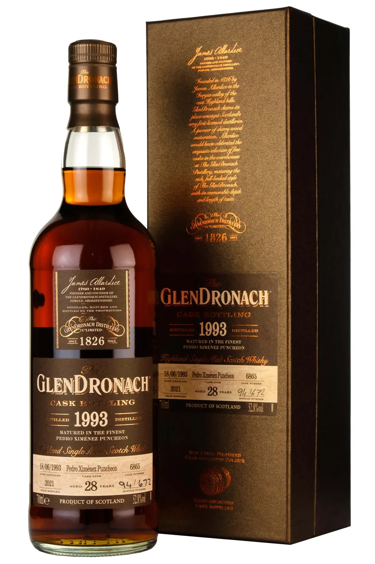 Glendronach 1993-2021 | 28 Year Old Cask 6865 | Batch 19 1