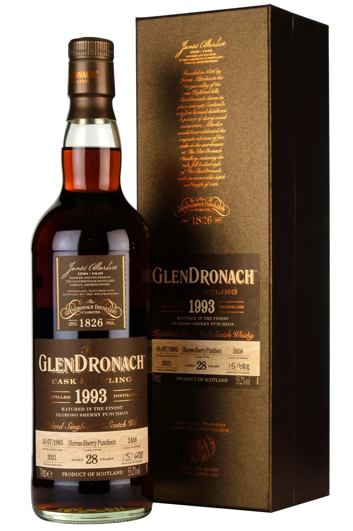 Glendronach 1993-2021 | 28 Year Old Cask 2458 | Batch 19 1