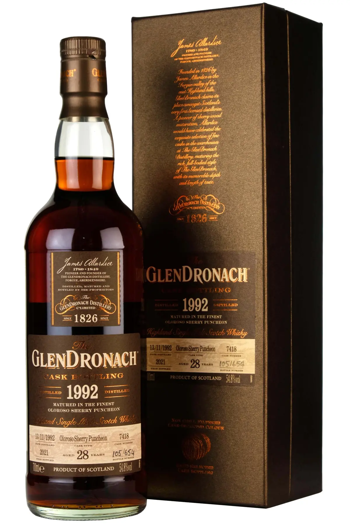 Glendronach 1992-2021 | 28 Year Old Cask 7418 | Batch 19 1