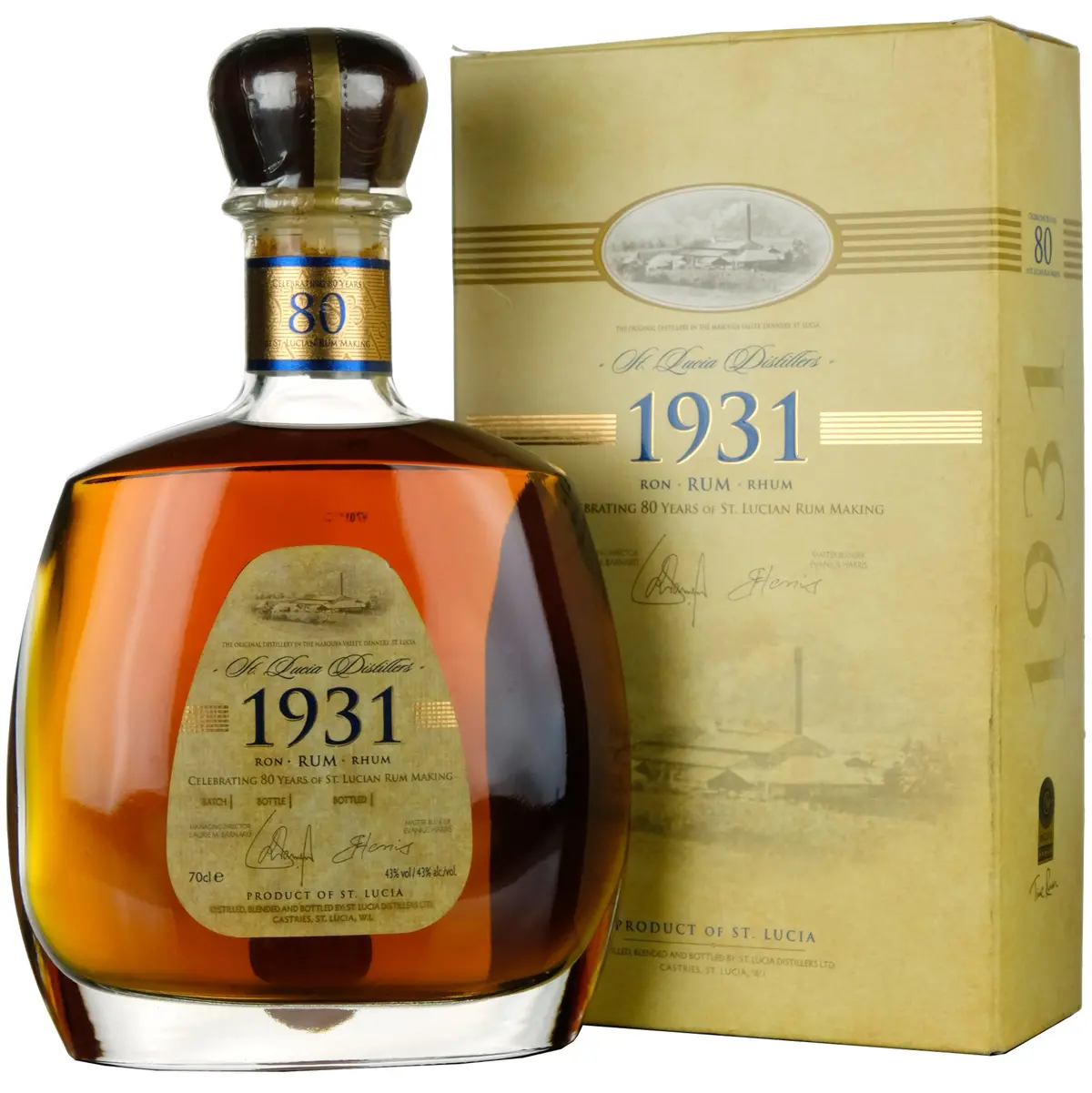 St Lucia Distillers 1931 Rum Celebrating 80 Years Batch 1 Bottled 2011 1
