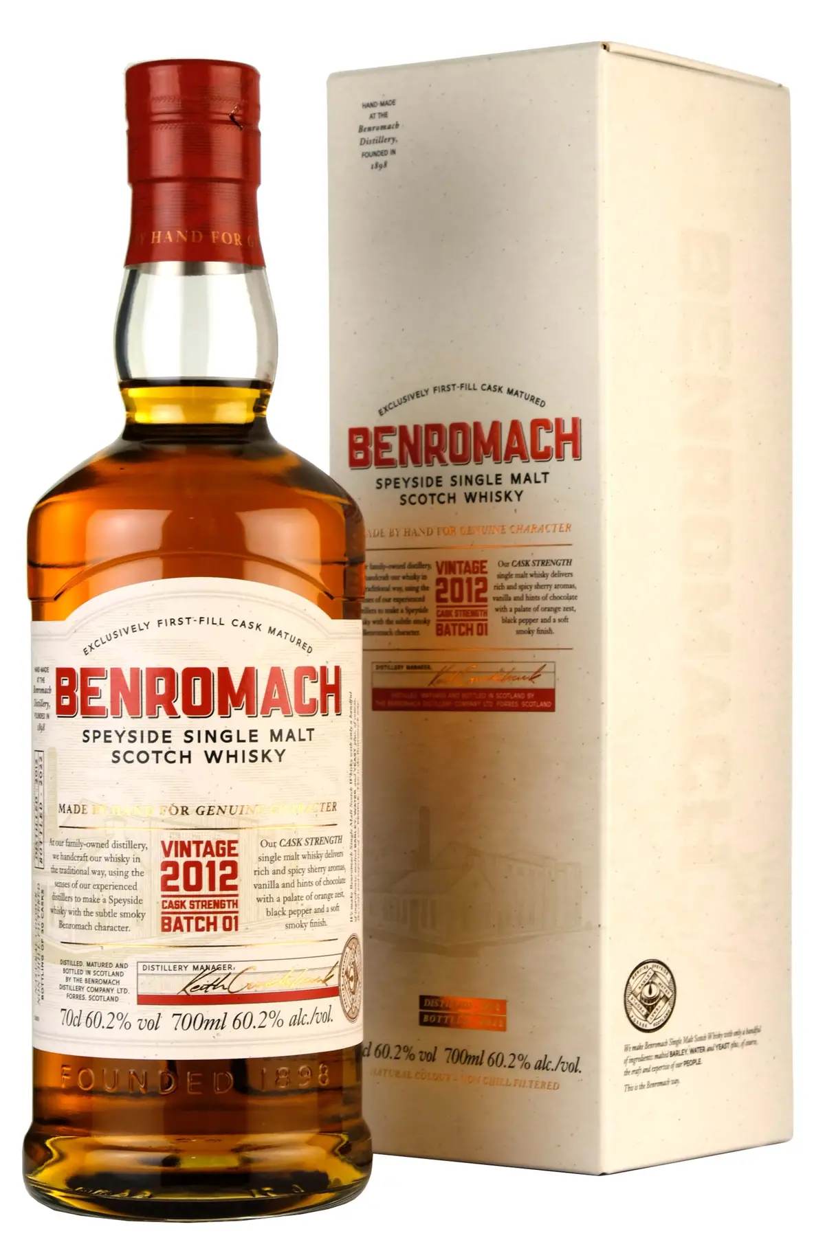 Benromach Cask Strength 2012 Batch 1 1